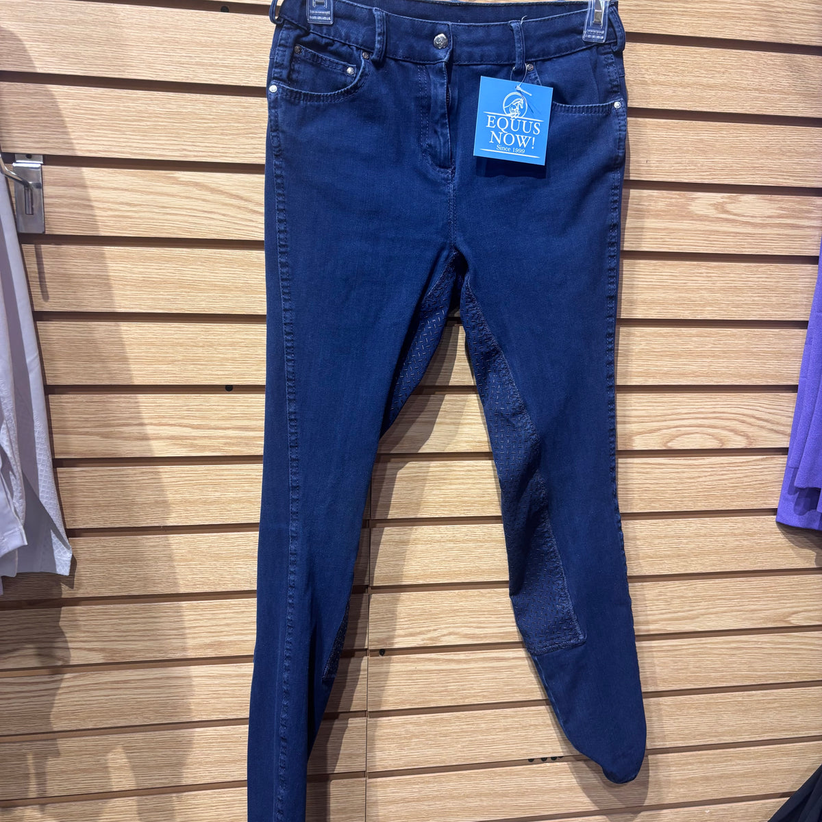 Used 28R GoodeRider Denim Full Seat Silicon Breeches