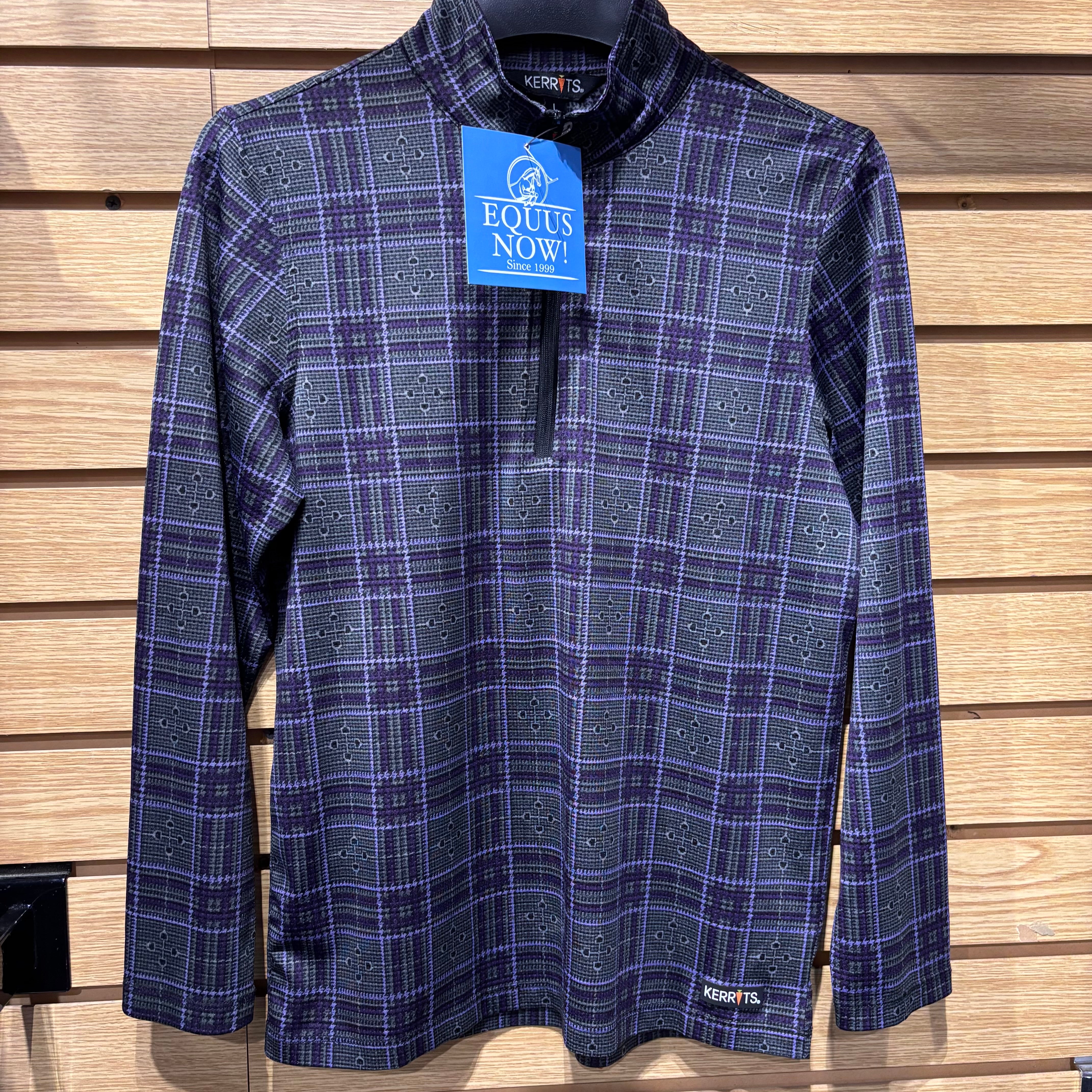 Used Kids Large Purple Kerrits Long Sleeve Shirt