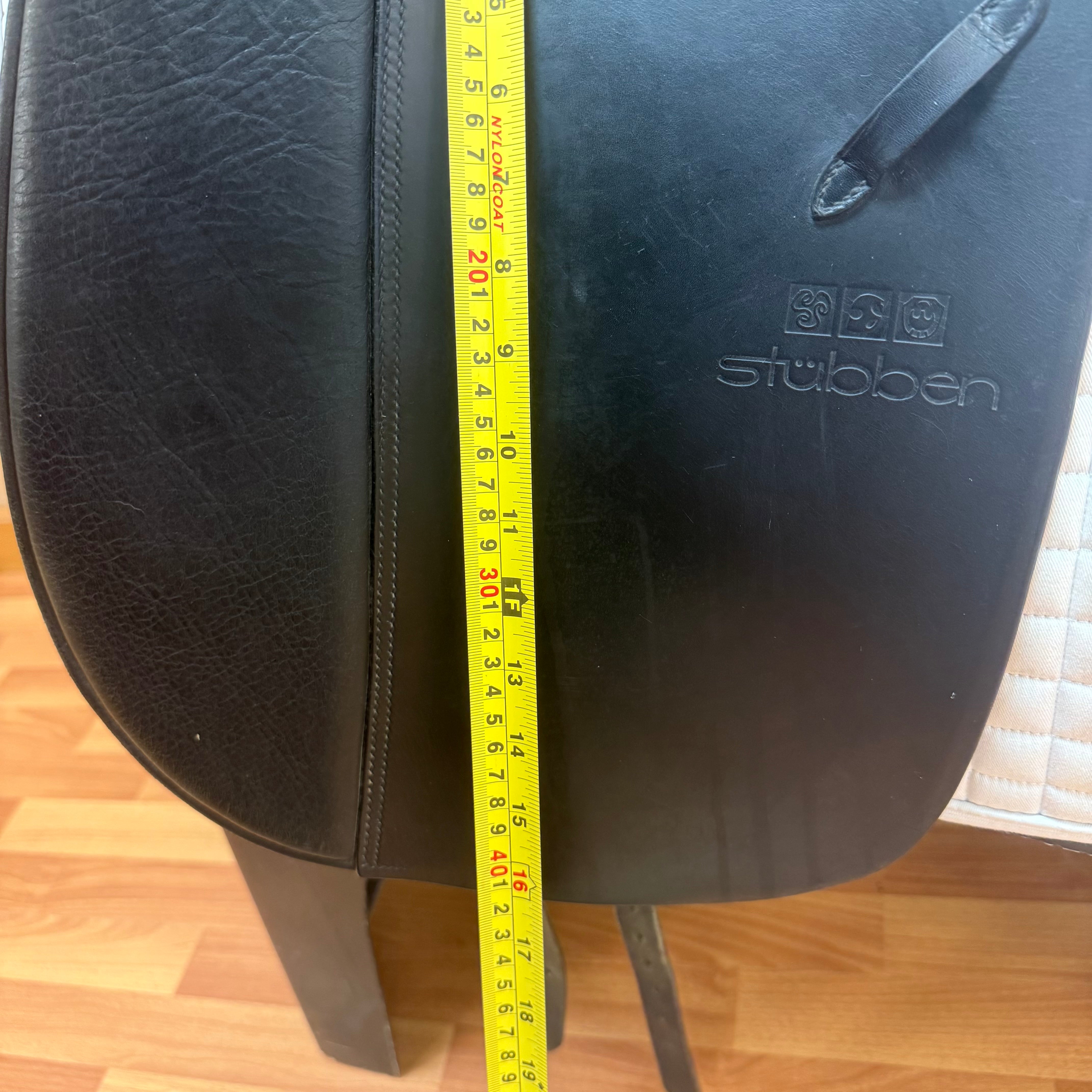 Used Stubben Scandica Dressage Saddle 19" Wide Tree