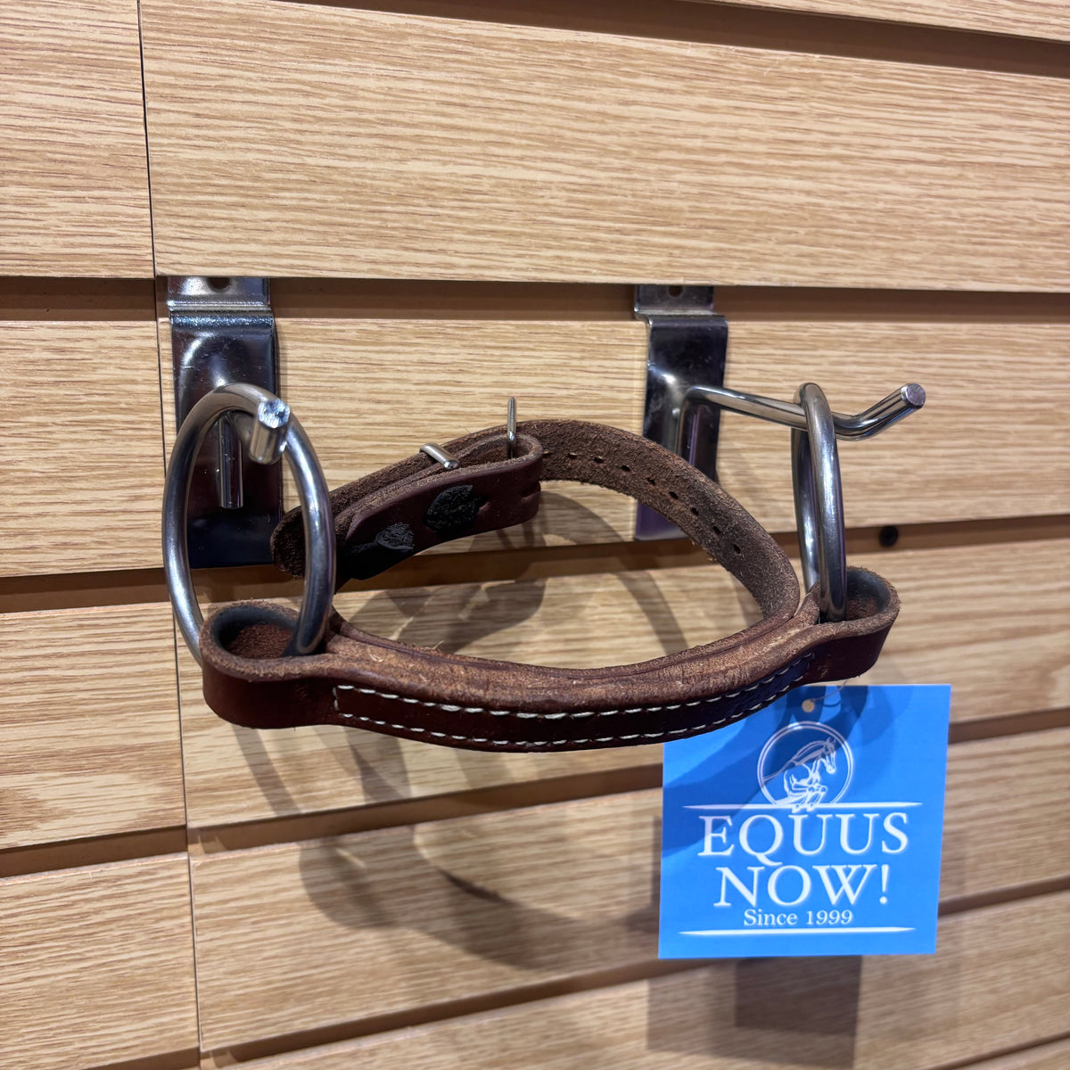 Used 5.5" Leather Bridleless Bit
