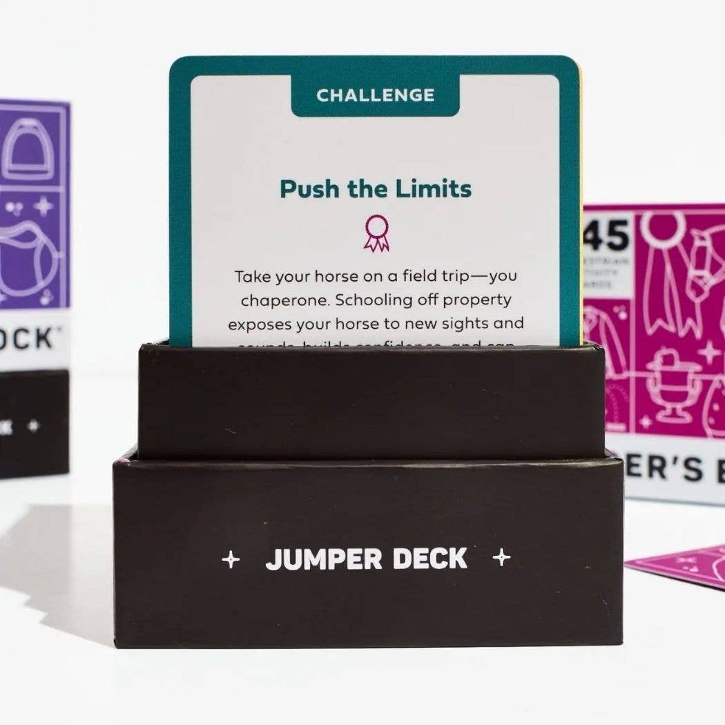 Stable Mind - Horse Riding Exercises & Activity Card Deck - Jumper