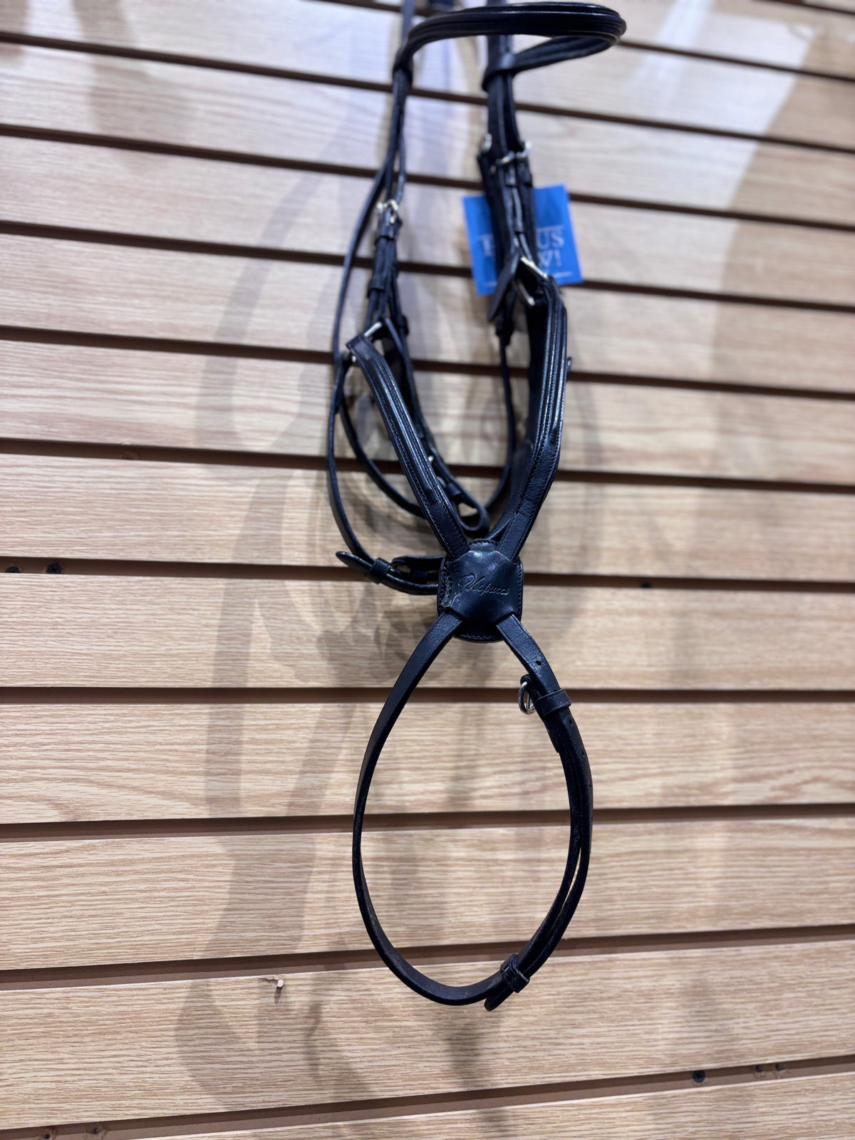 Used Full Black Vespucci Figure 8 Bridle