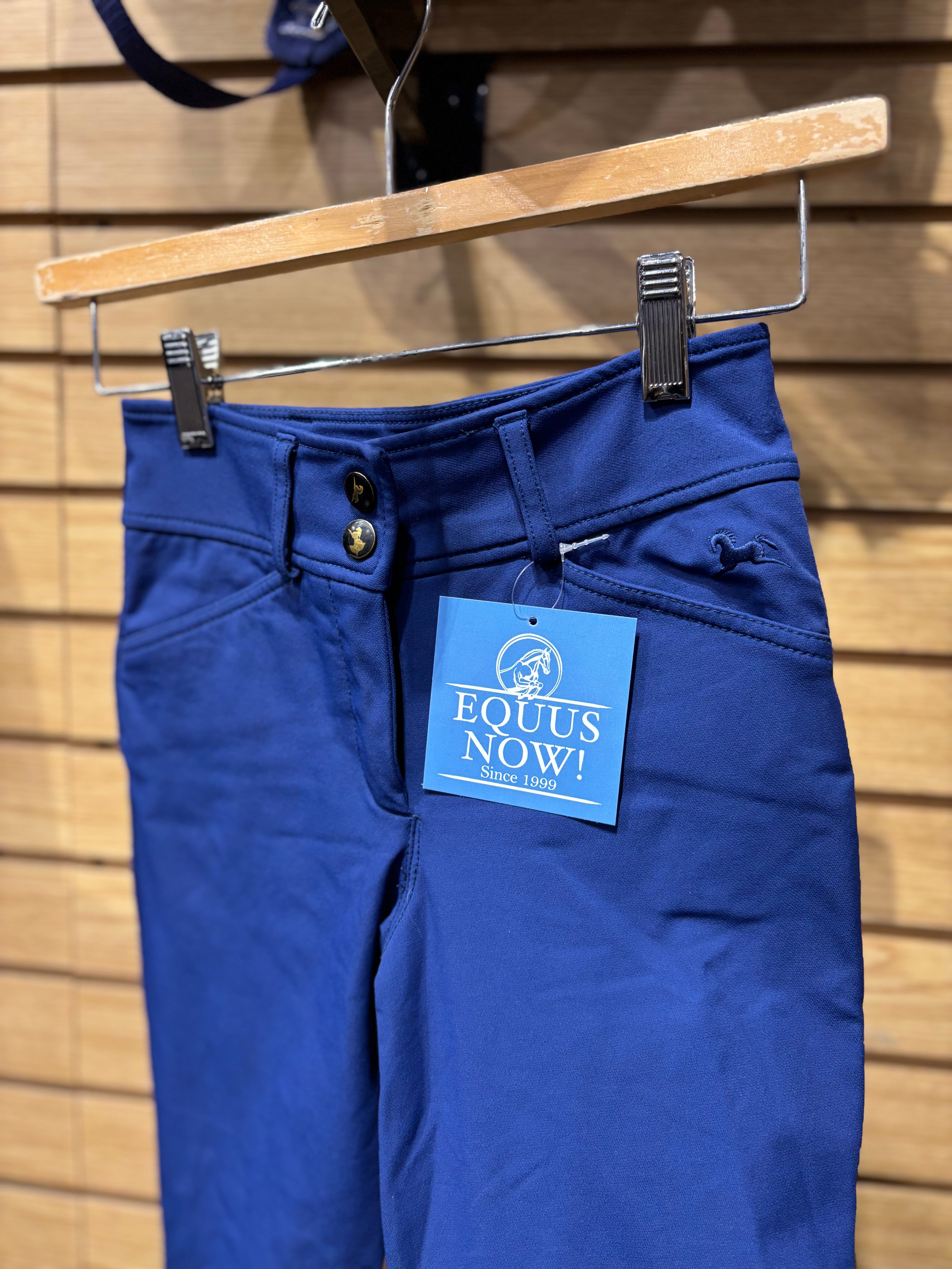Used Kids 10R Navy RJ Classics Knee Patch Breeches