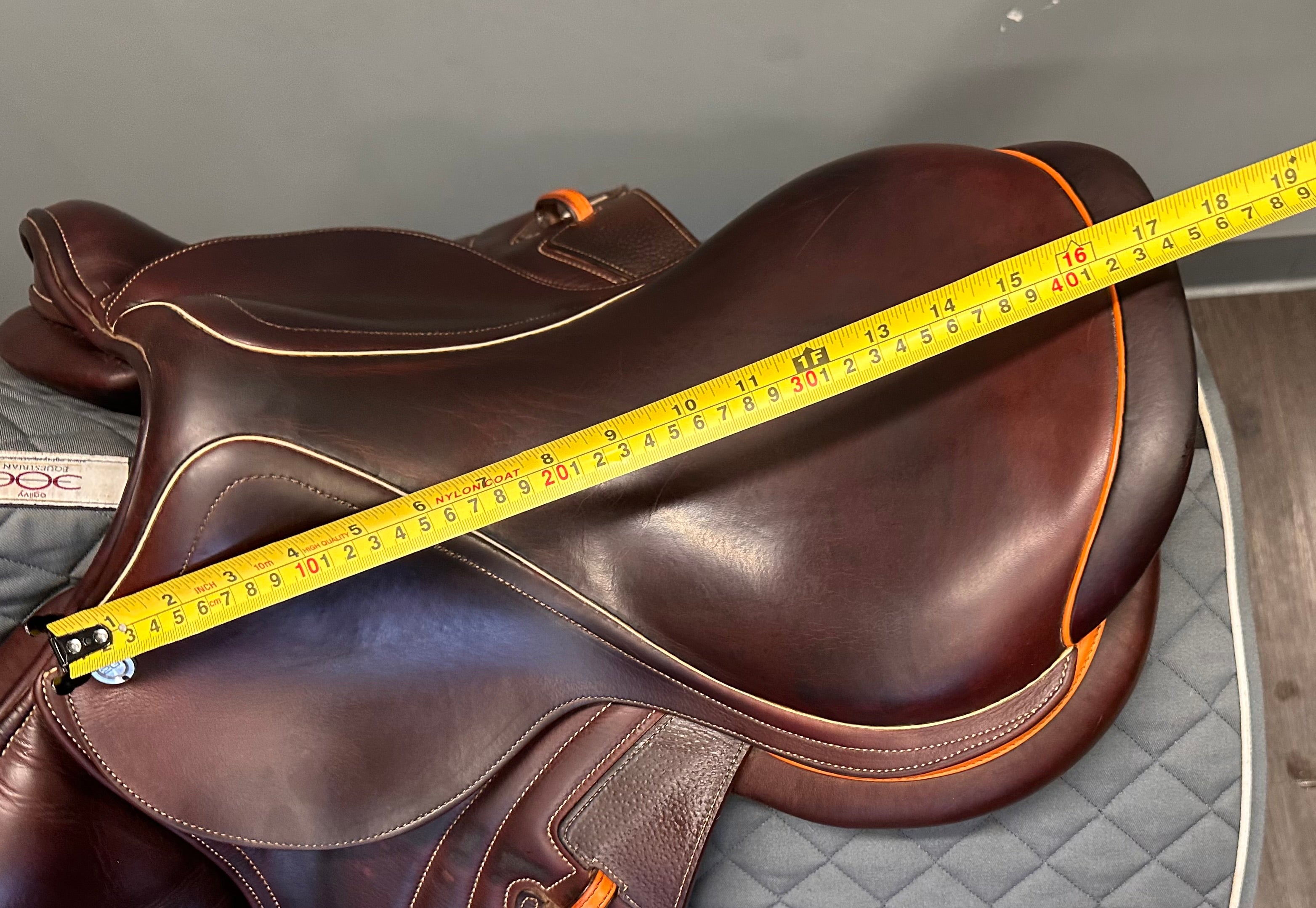 Used CWD Mademoiselle Jump Saddle 17" Medium Gullet