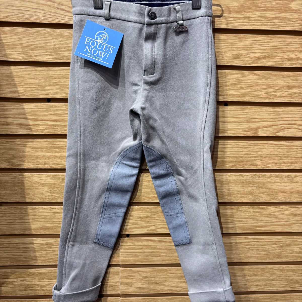Used Youth 8 Grey Dublin Knee Patch Jods