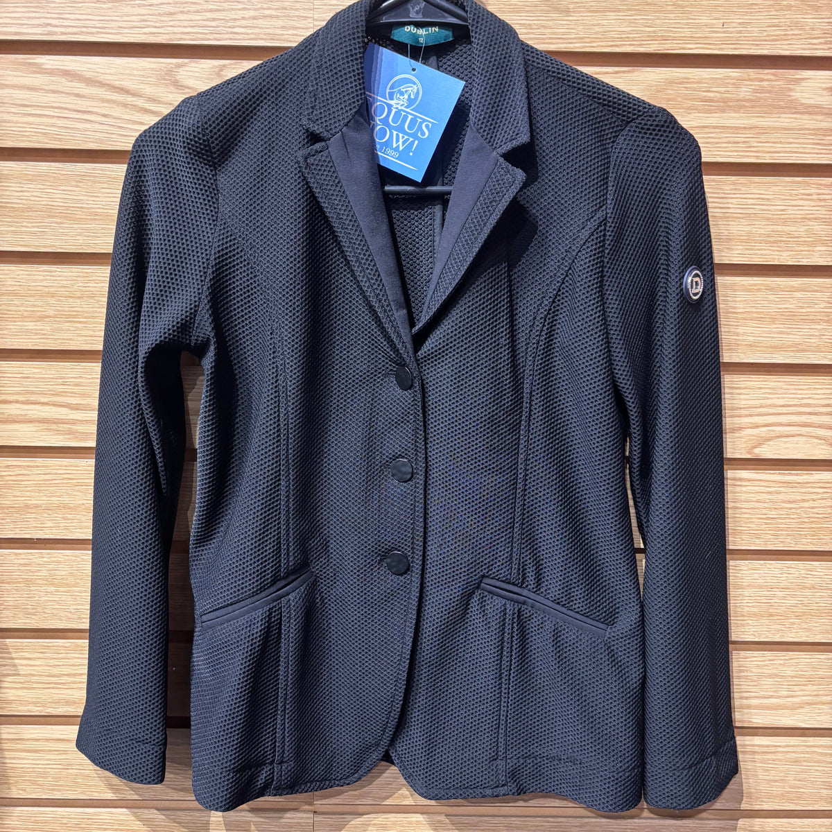 Used Youth 12 Dublin Mesh Show Coat Black