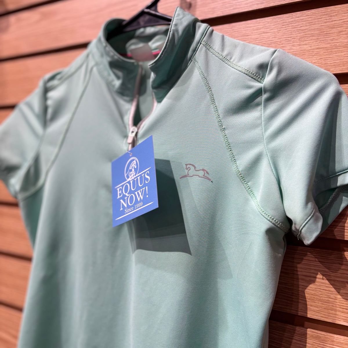 Used Youth Medium Mint Green RJ Classics Short Sleeve Training Shirt