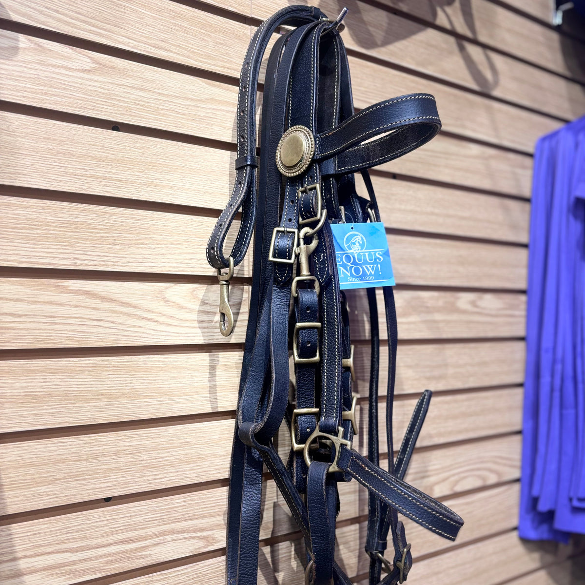 Used Brown Halter/Bridle Combo with Breastplate Set