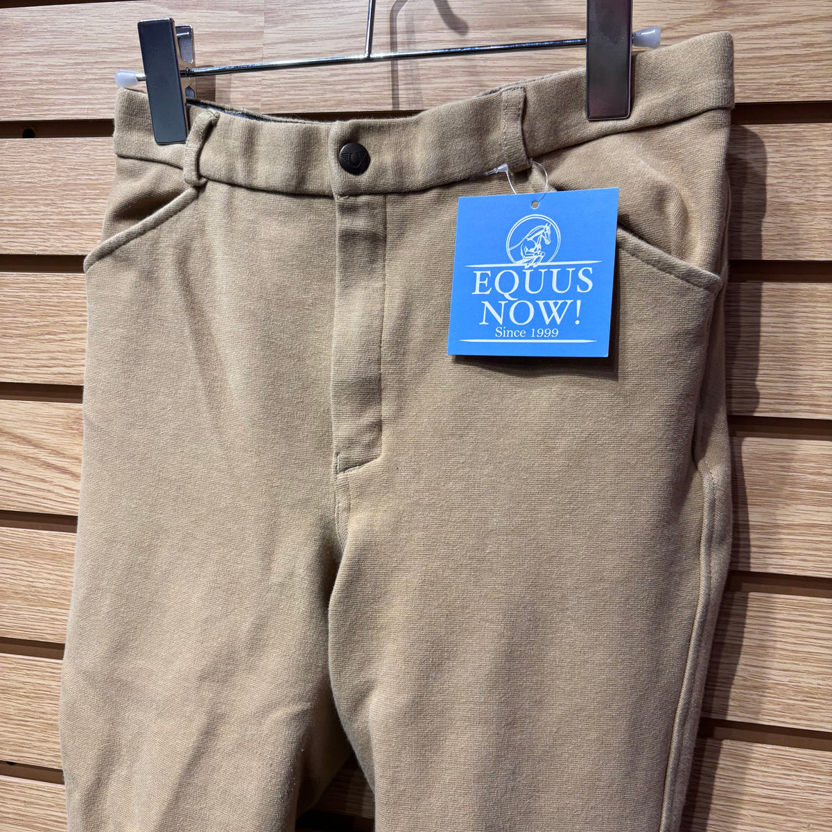 Used Youth 16 Tan Tuffrider Knee Patch Breeches
