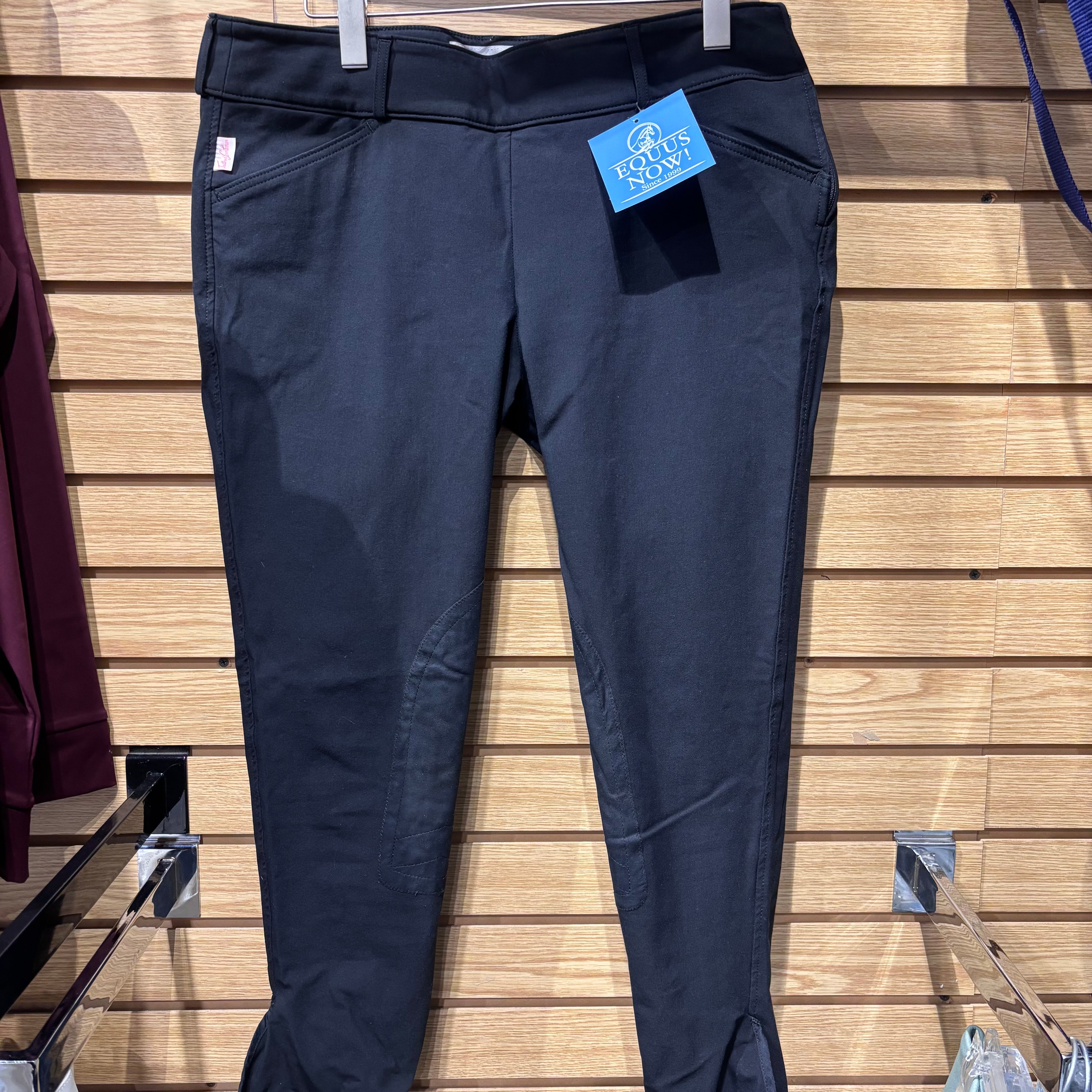 Used 34 Black Tailored Sportsman Breeches