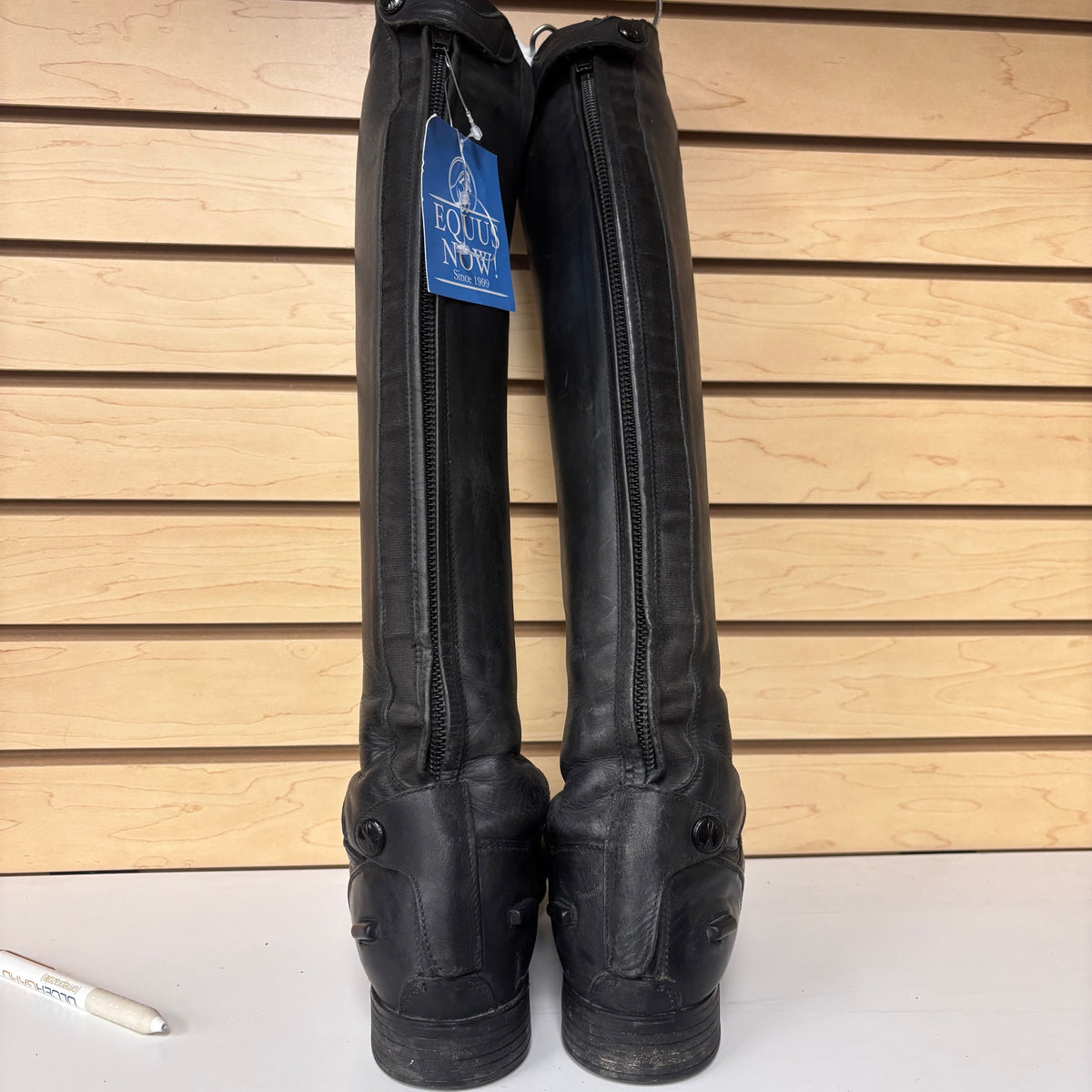 Used 39 Black Tredstep Donatello III Field Boot Slim/Tall