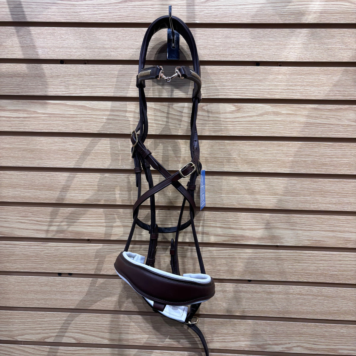 Used Brown Padded Amiko Dressage Bridle