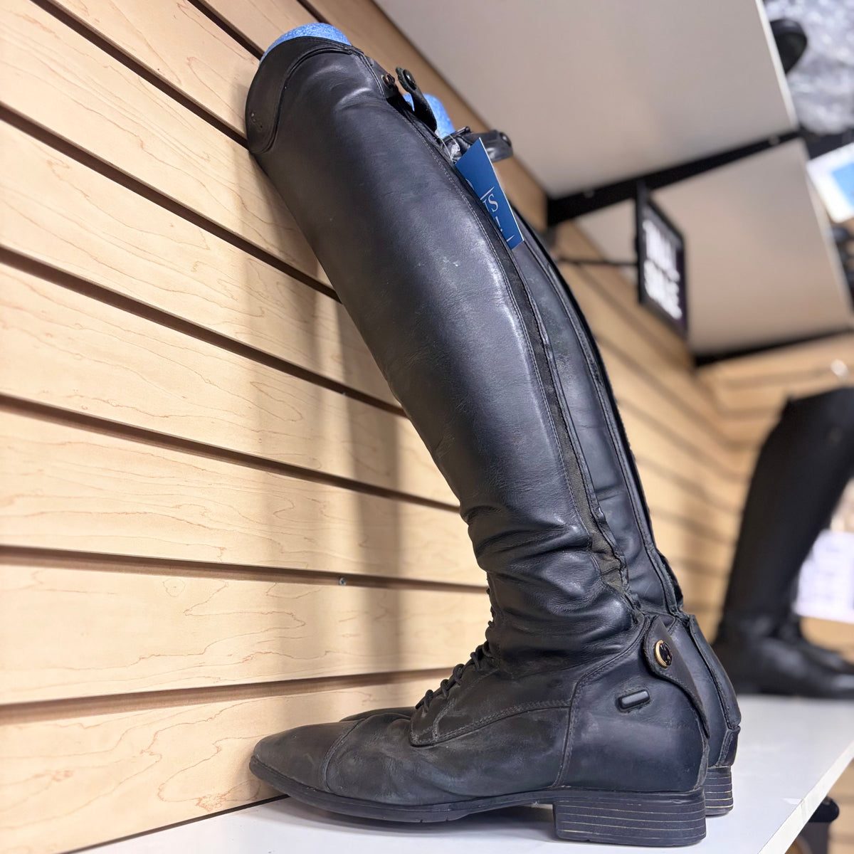 Used 41 Black Tredstep Medici II Field Boots Slim/Tall