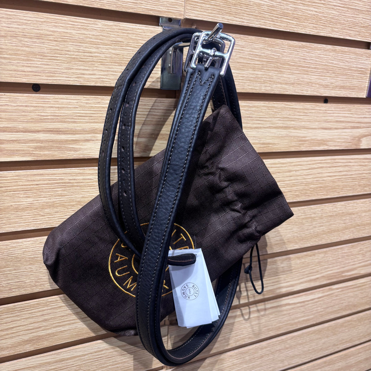 Used 48" Dark Brown Butet Stirrup Leathers