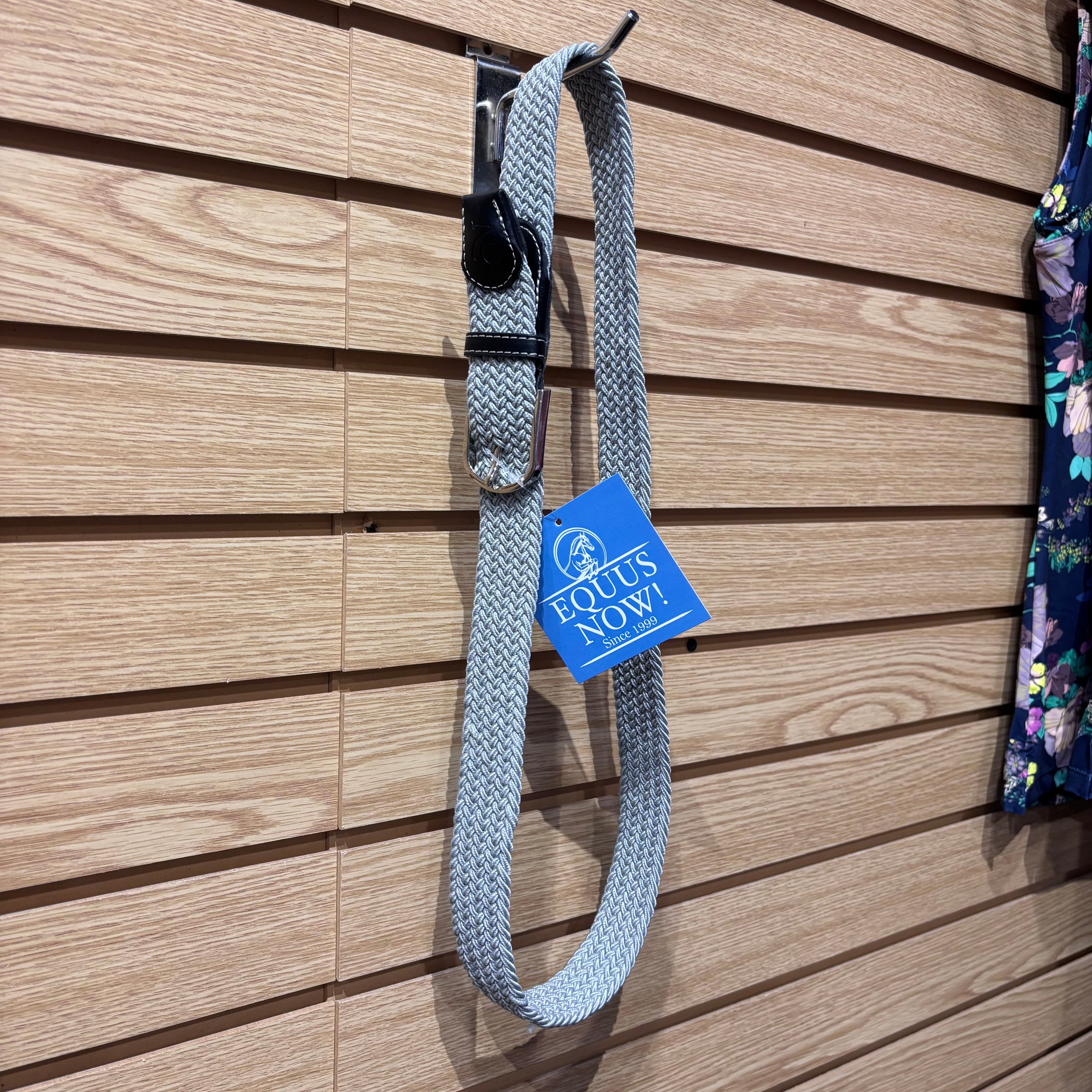 Used Medium Grey Ovation Braided Belt
