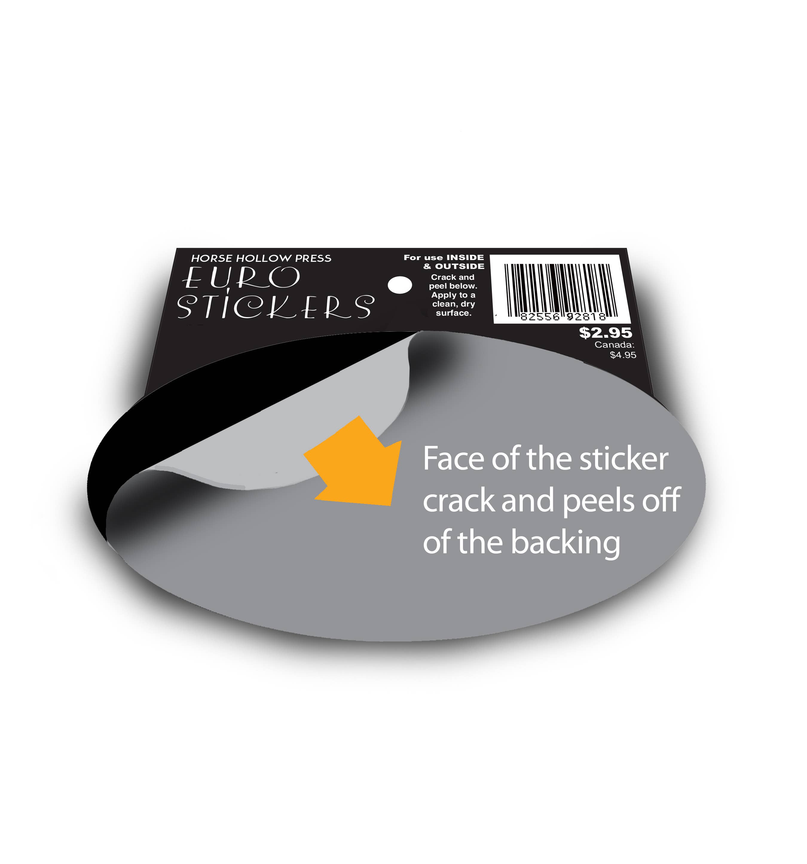 Horse Hollow Press | Pretty Snarky Equestrian Cards|Stickers - Oval Equestrian Horse Sticker / Horse Mom / WATERPROOF
