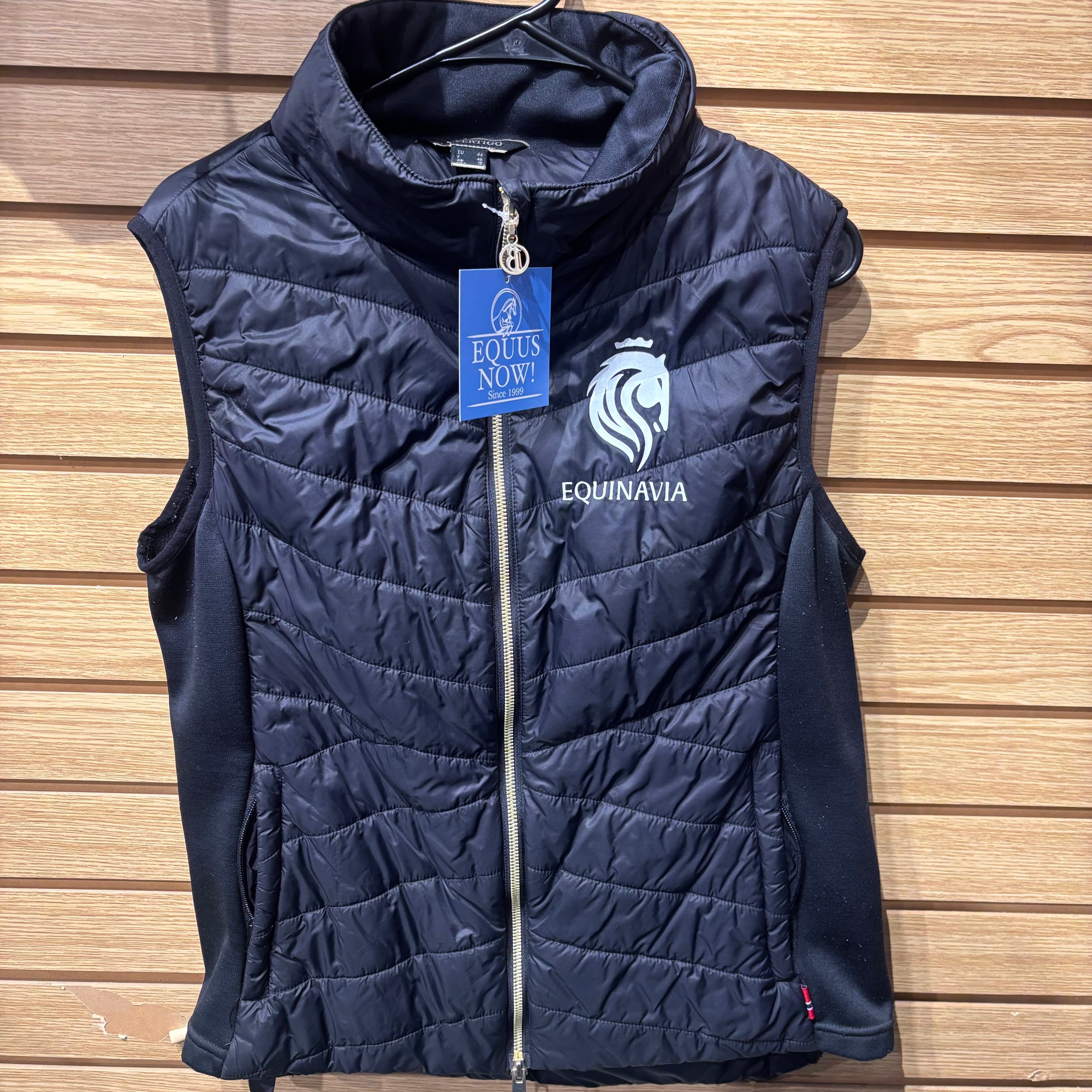 Used Equinavia 14 Black Puffer Vest