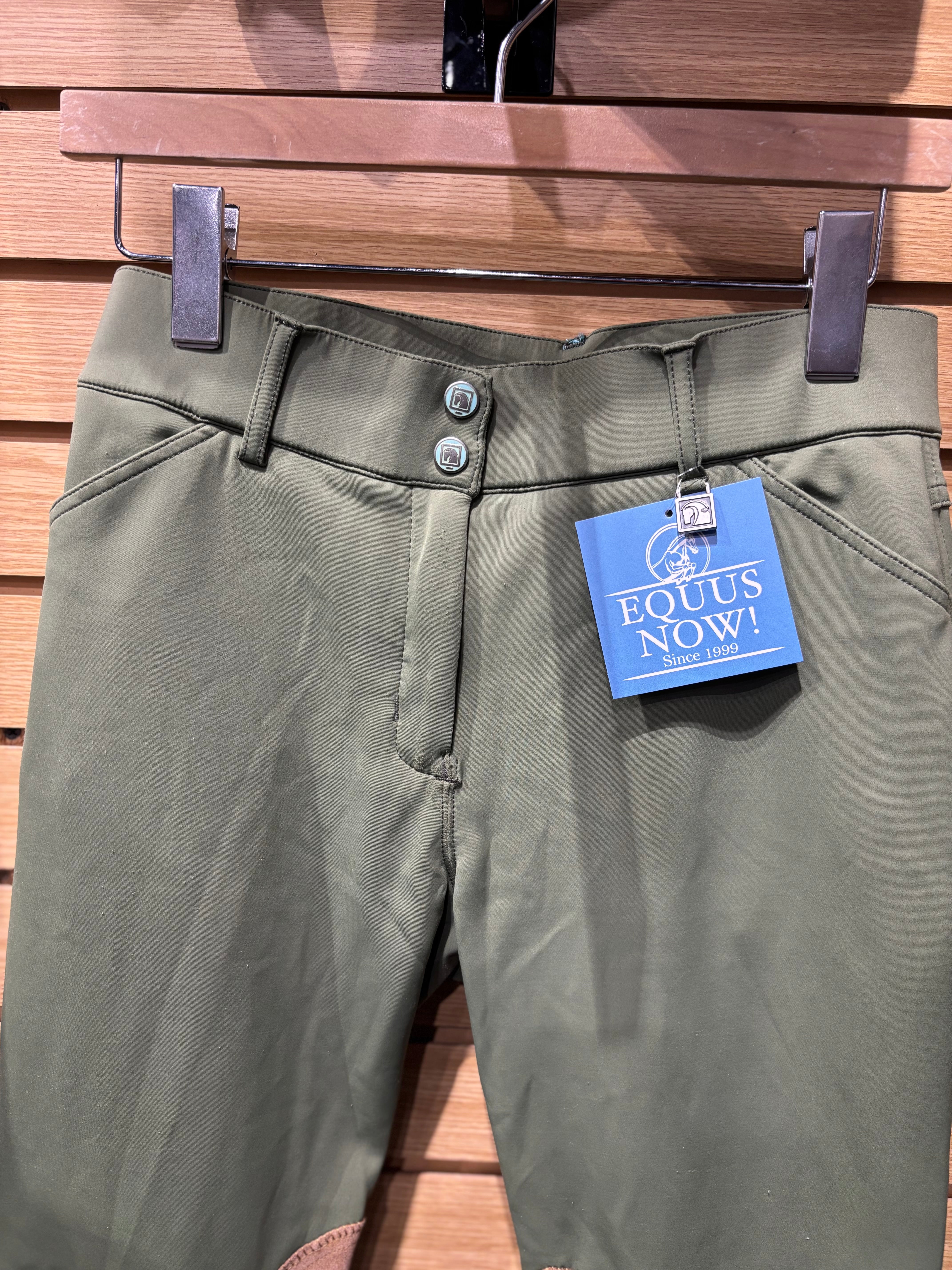 Used Romfh 30R Green Knee Patch Breeches