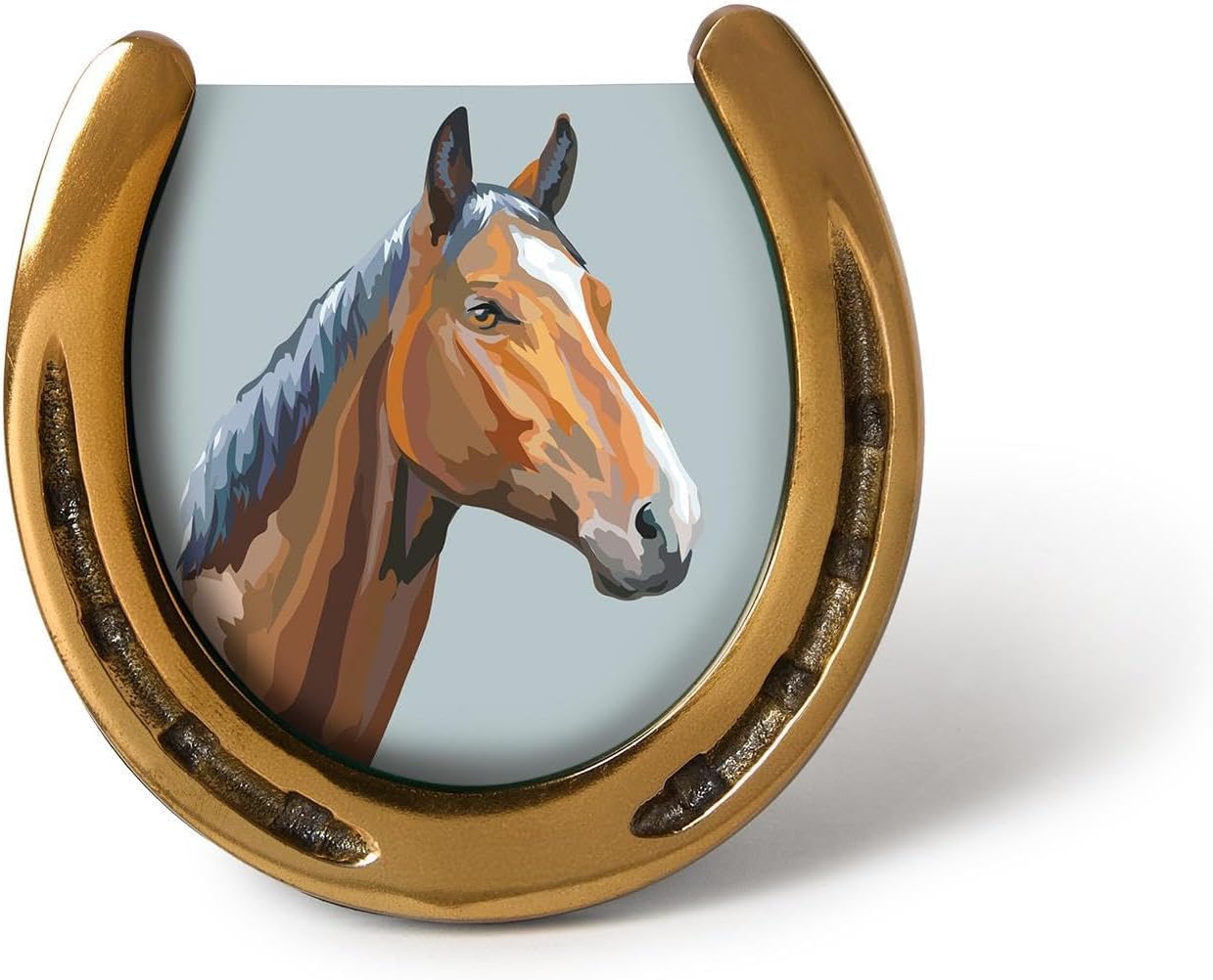 Gold Horseshoe Picture Frame
