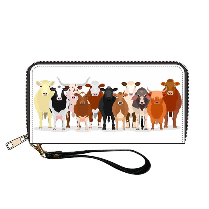 AWST Int'l Cattle Herd Wallet with Wrislet