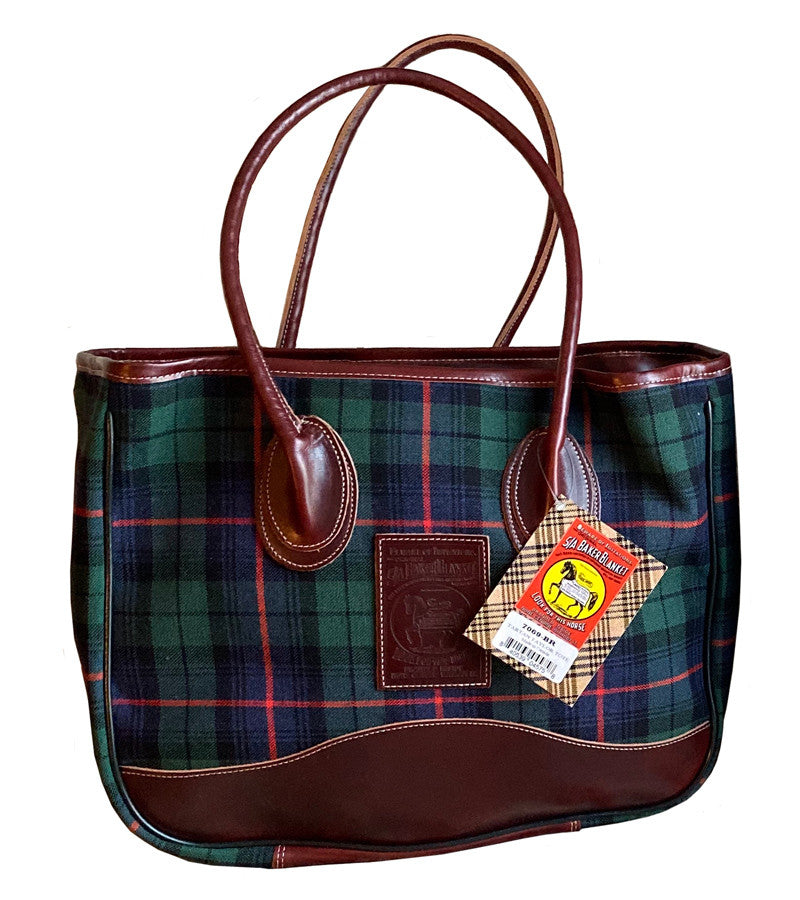 SALE 5/A Baker Tartan Plaid Taylor Tote