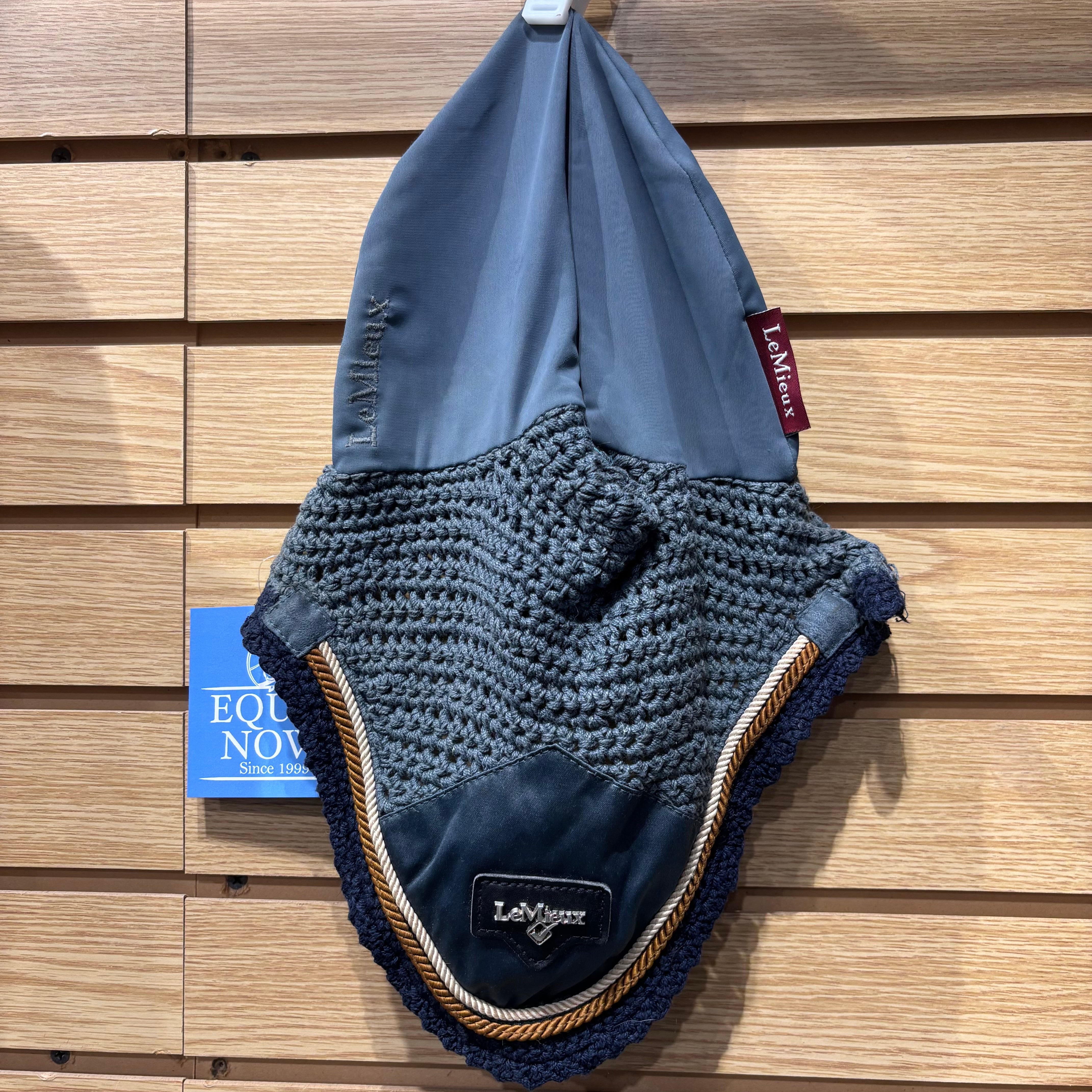 Used Large Teal LeMieux Fly Bonnet