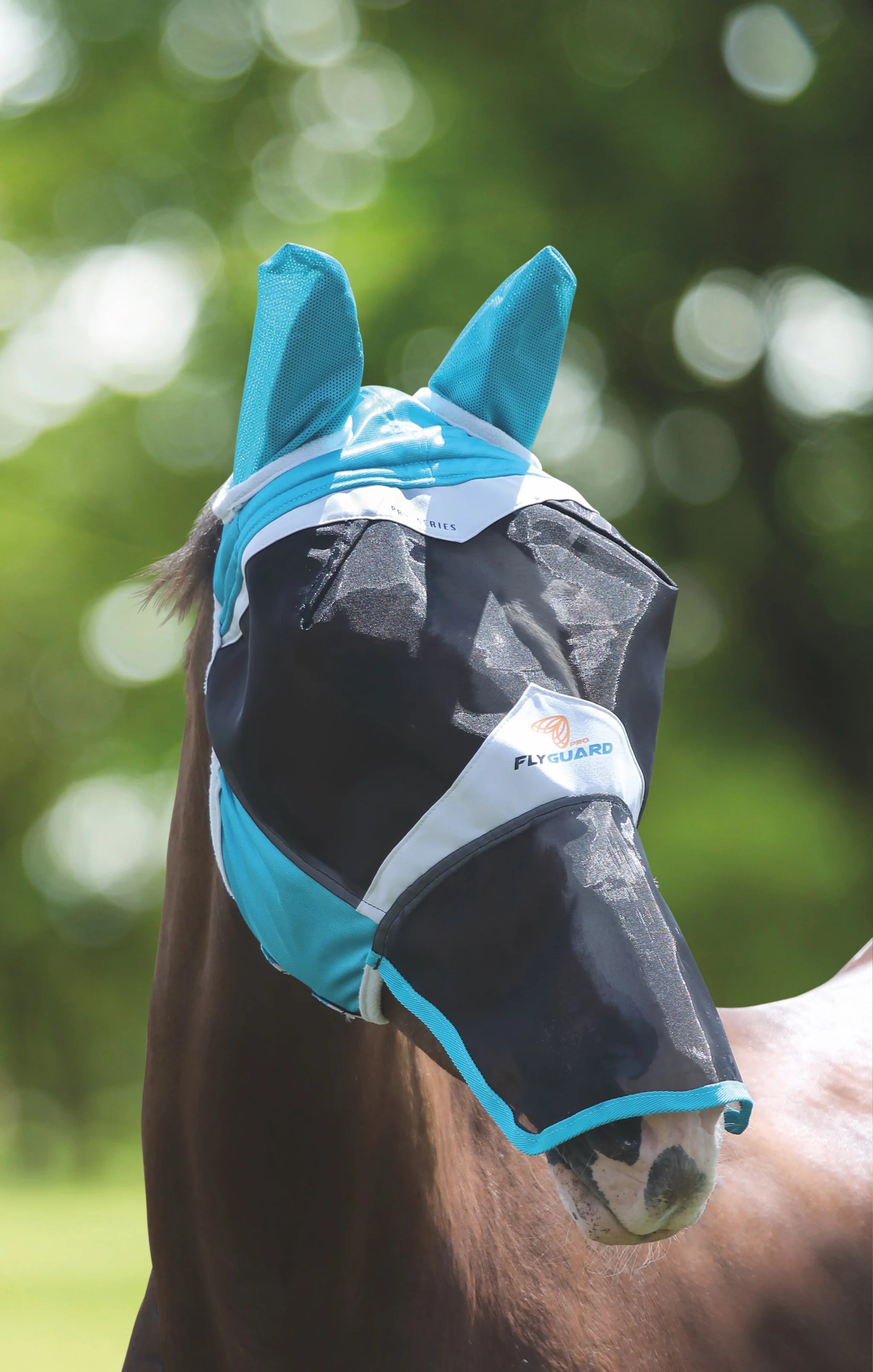 SALE Shires FlyGuard Pro Fine Mesh Fly Mask with Ears & Nose