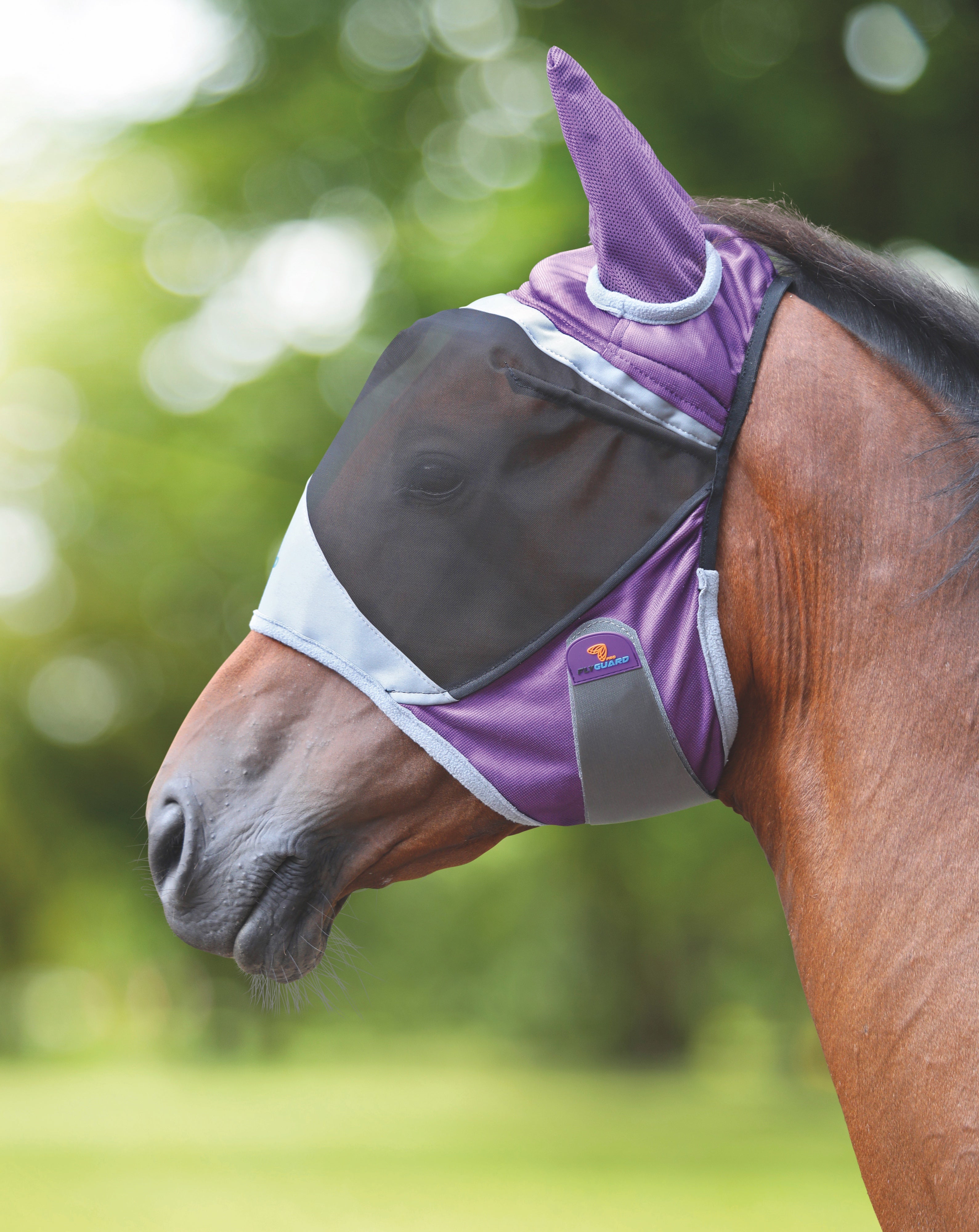 SALE Shires FlyGuard Pro Deluxe Fly Mask With Ears