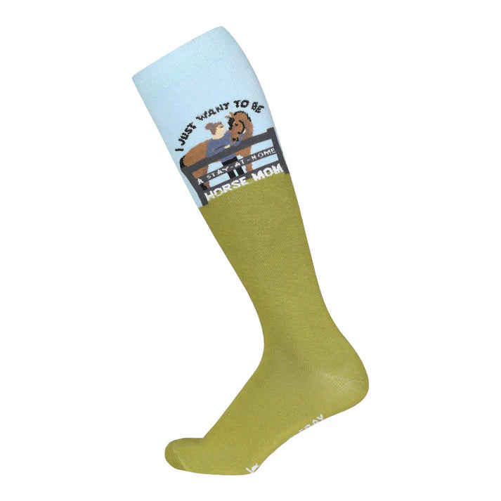 Dapplebay Horse Mom Knit Boot Socks