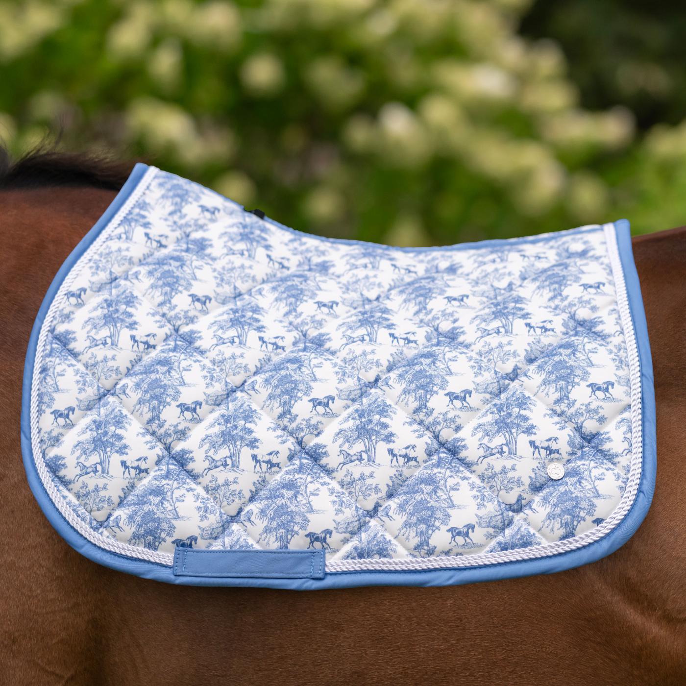 Dapplebay Equestrian Toile Jump Saddle Pad