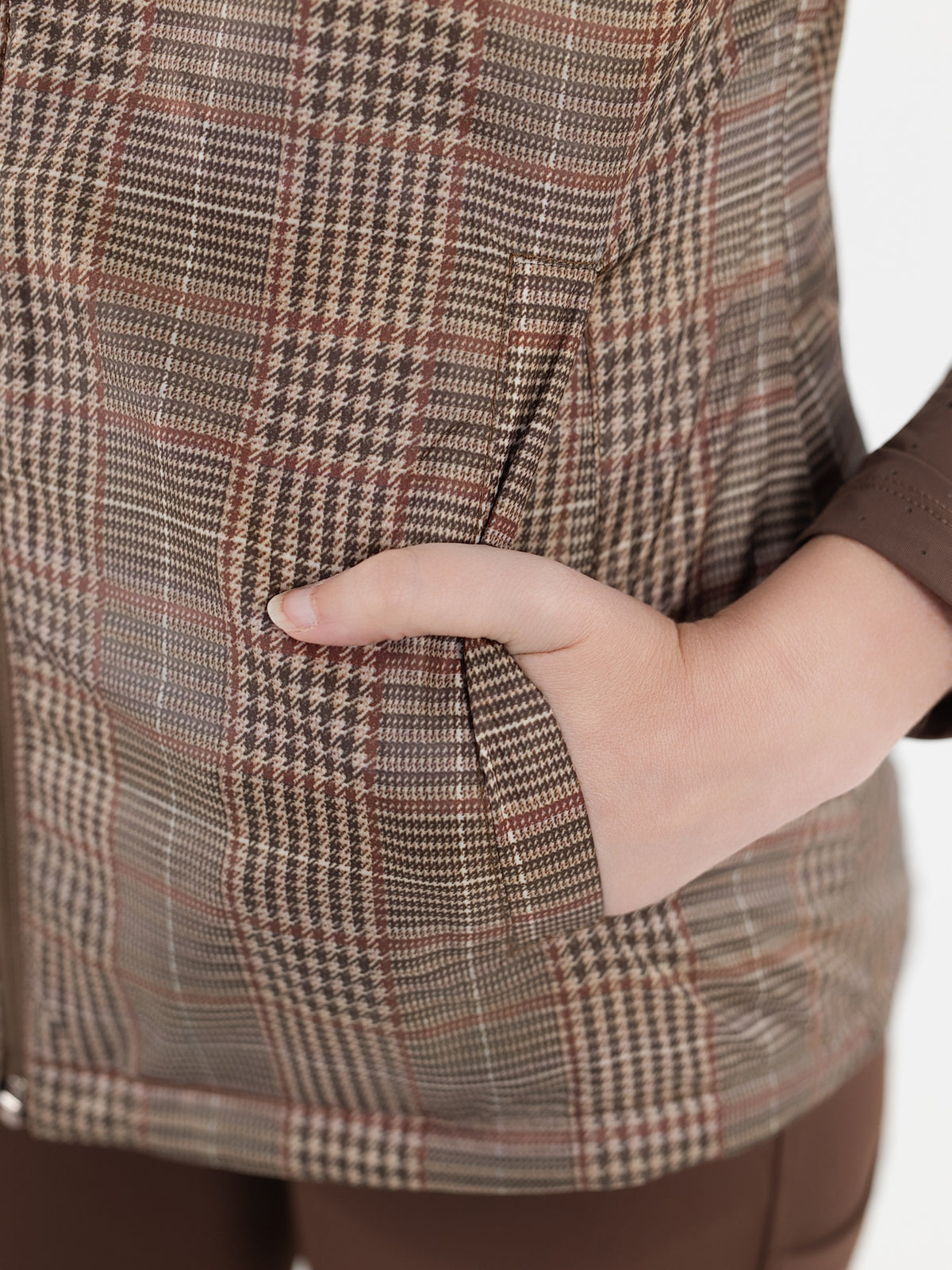 Dapplebay Quilted Reversible Vest Chocolate