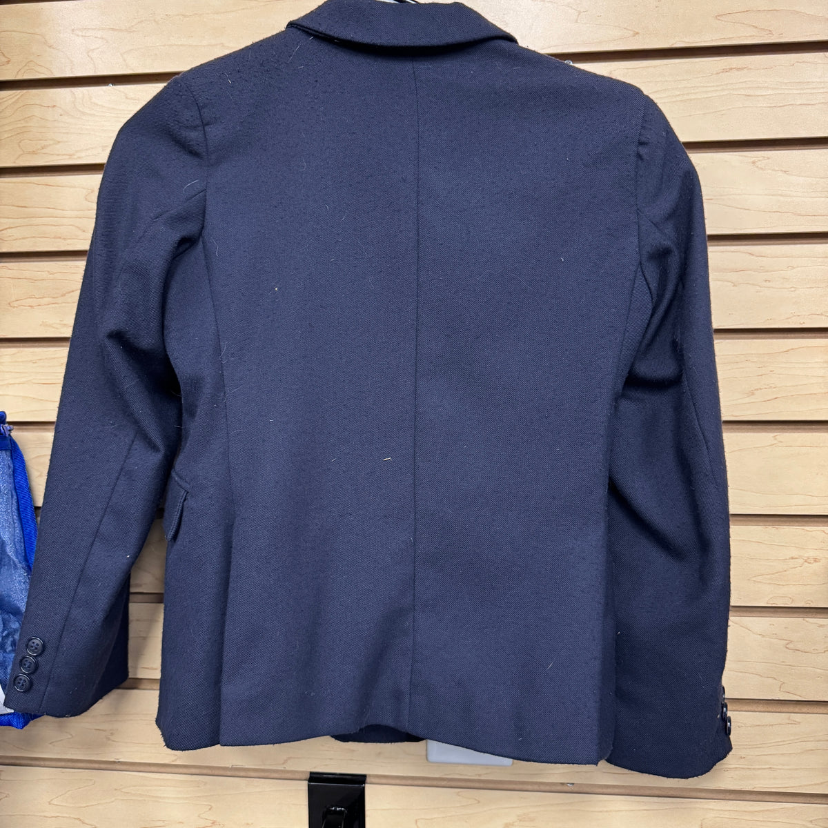 Used Youth 12 Navy Tuffrider Hunt Coat