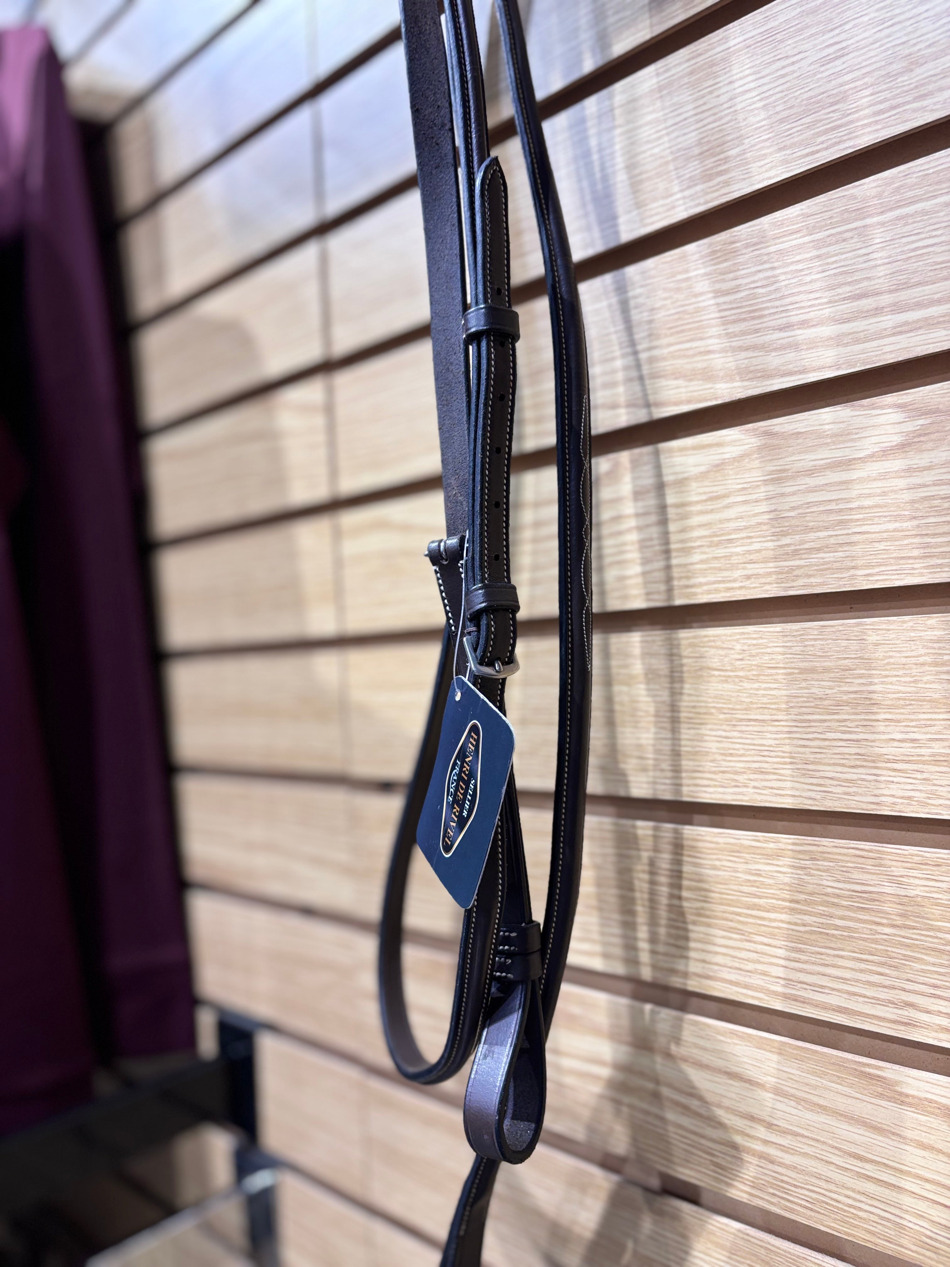 Used HDR Full Brown Fancy Stitched Standing Martingale