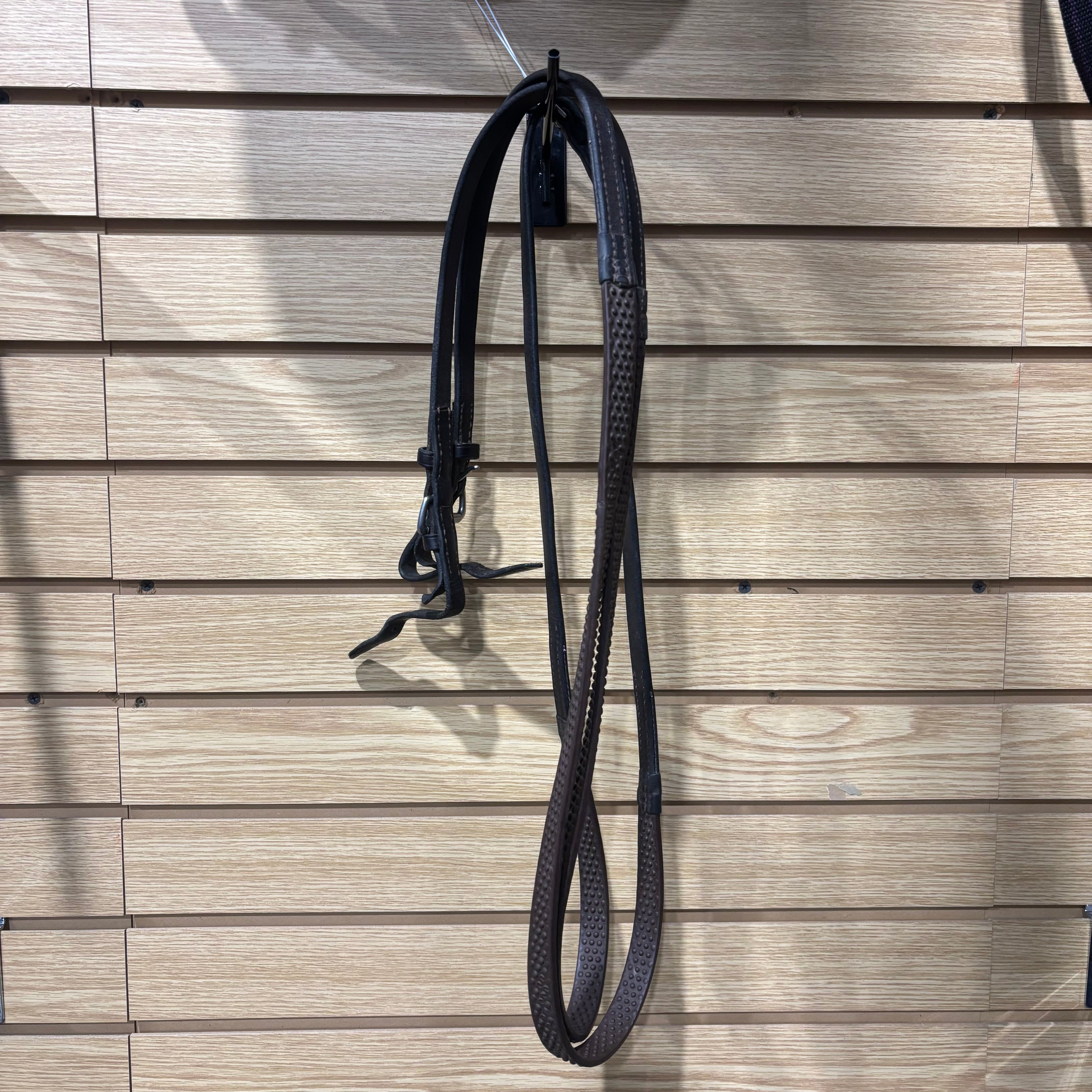 Used Nunn Finer Brown Soft Rubber Reins