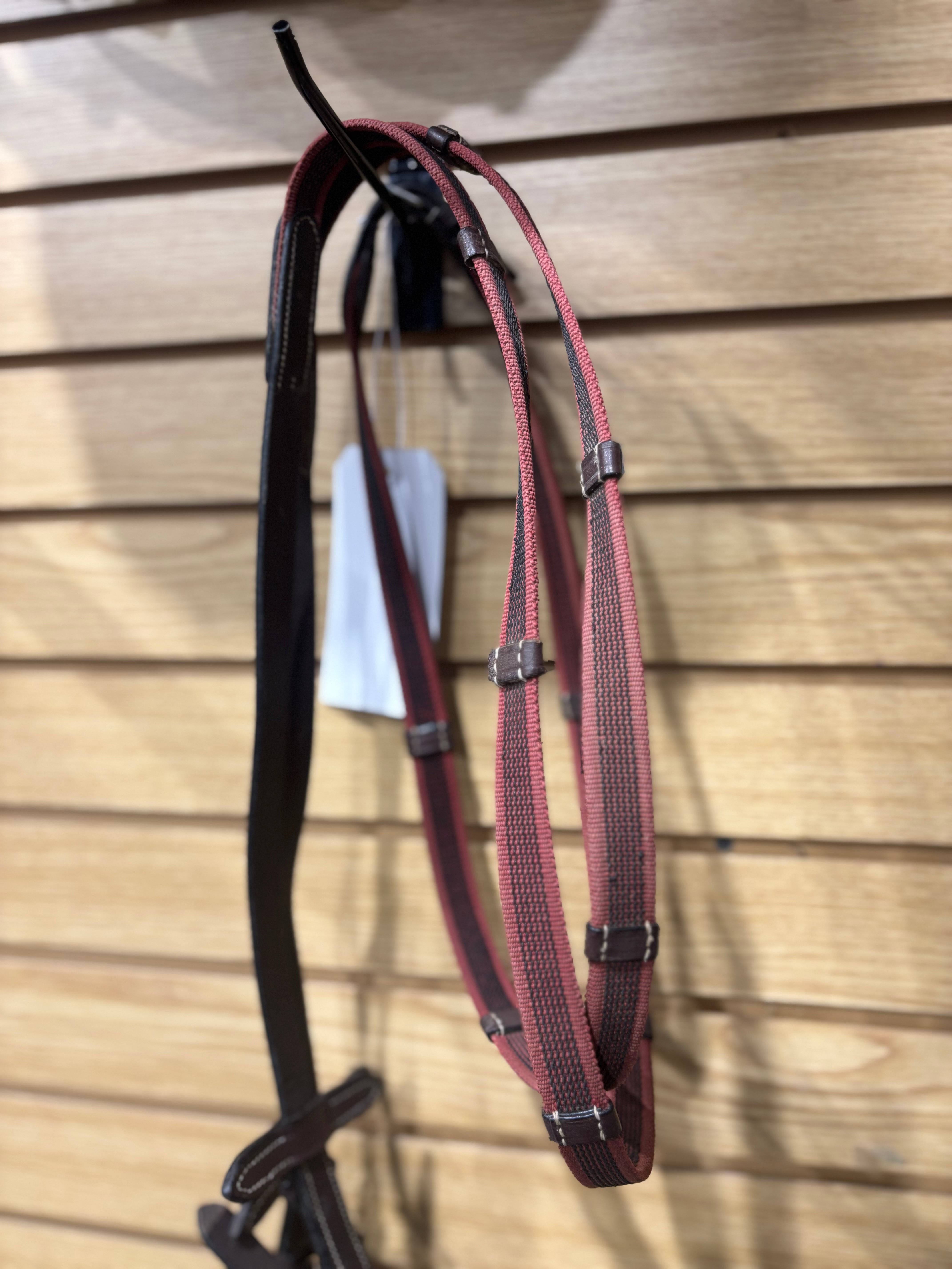 Used Red Rubber Reins