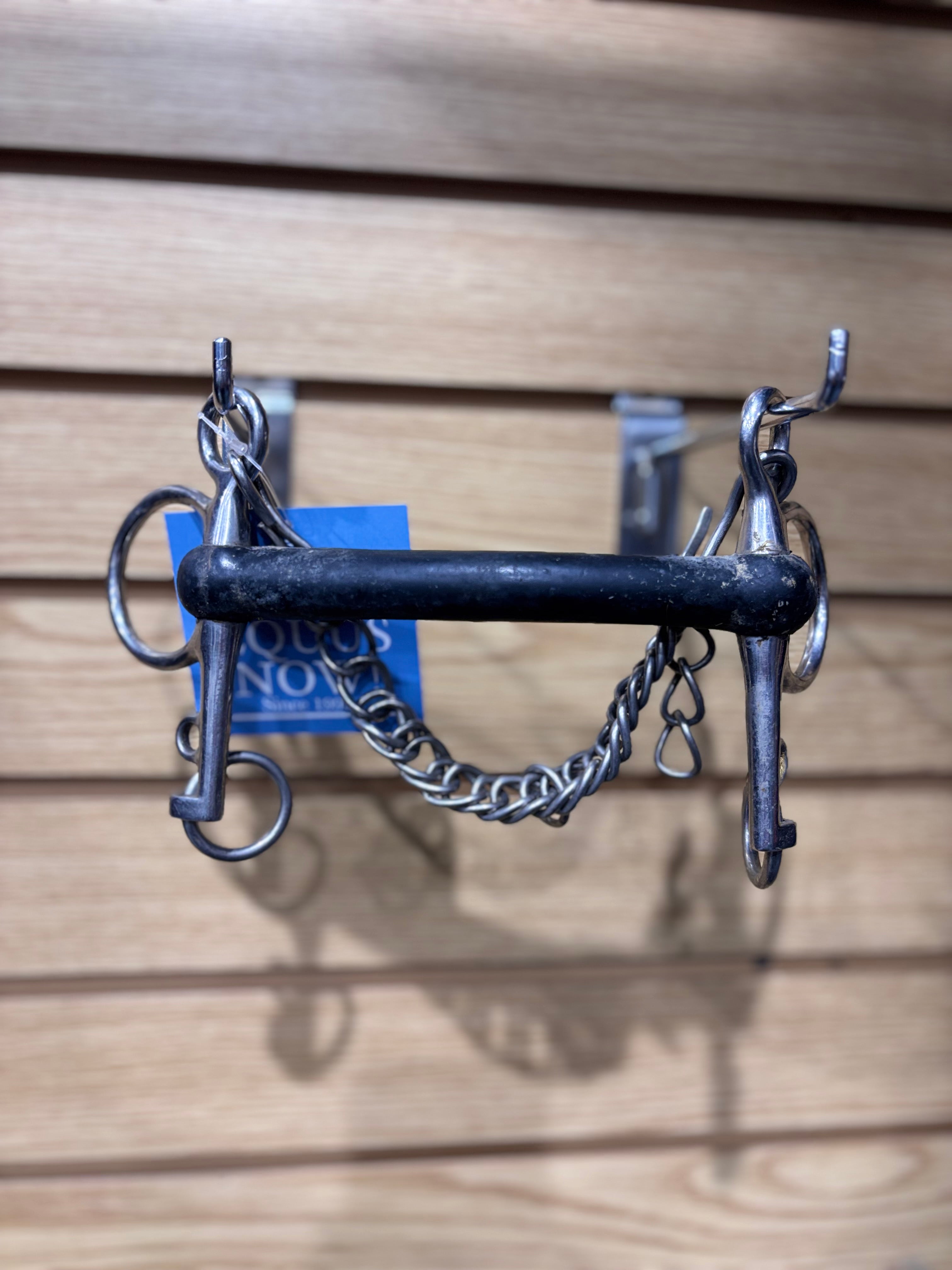 Used 5.5" Rubber Mullen Mouth Pelham