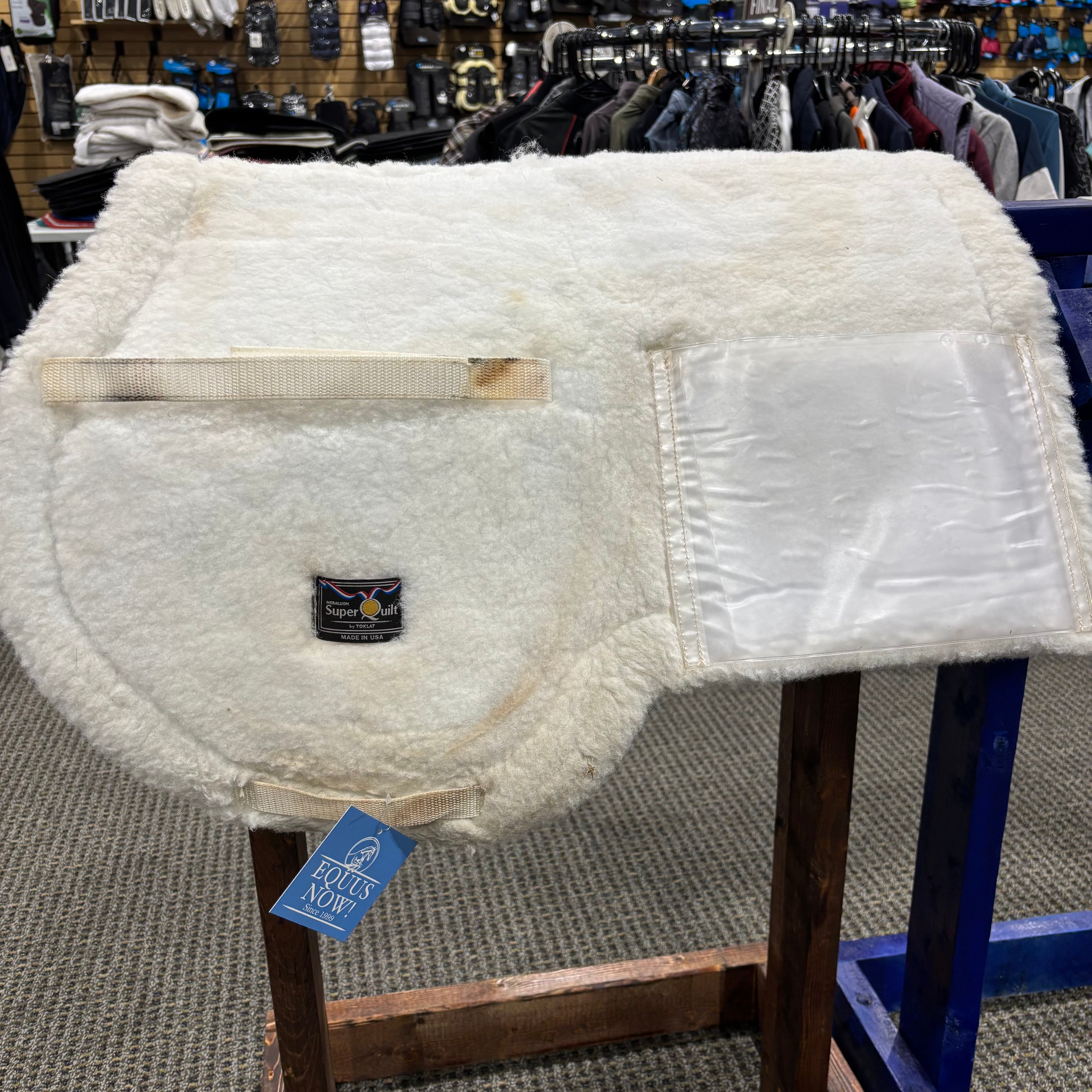 Used White Show Pad with Number Holder