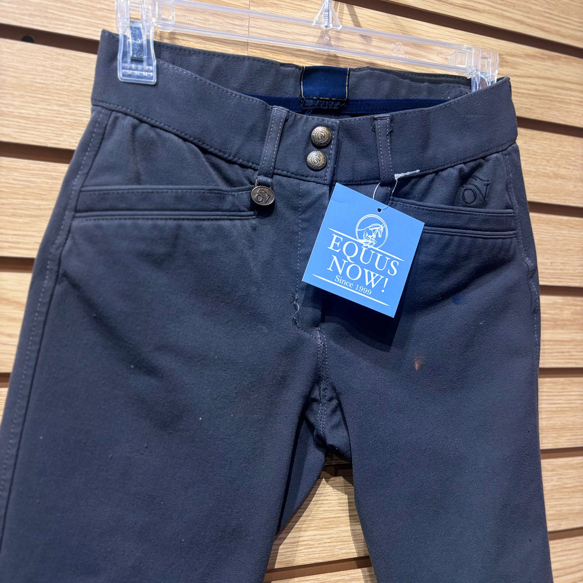 Used 26r Grey Ovation Knee patch Breeches