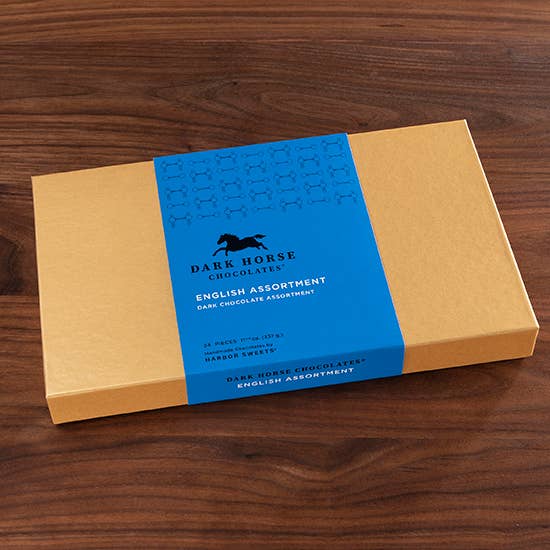 Harbor Sweets Chocolates - Dark Horse Chocolates 16 Pcs Rich Dark Assortment