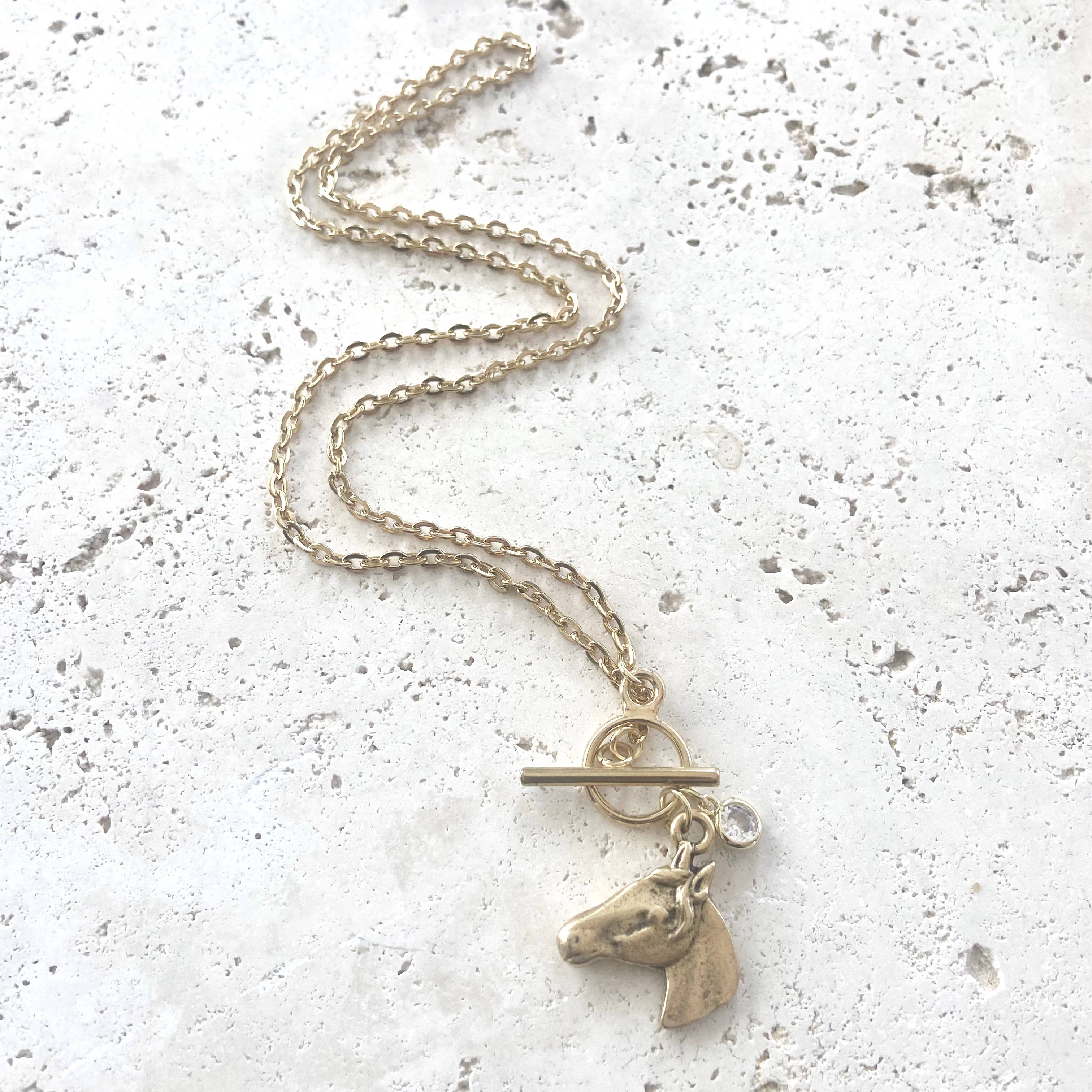 Horse Derby Style Necklace