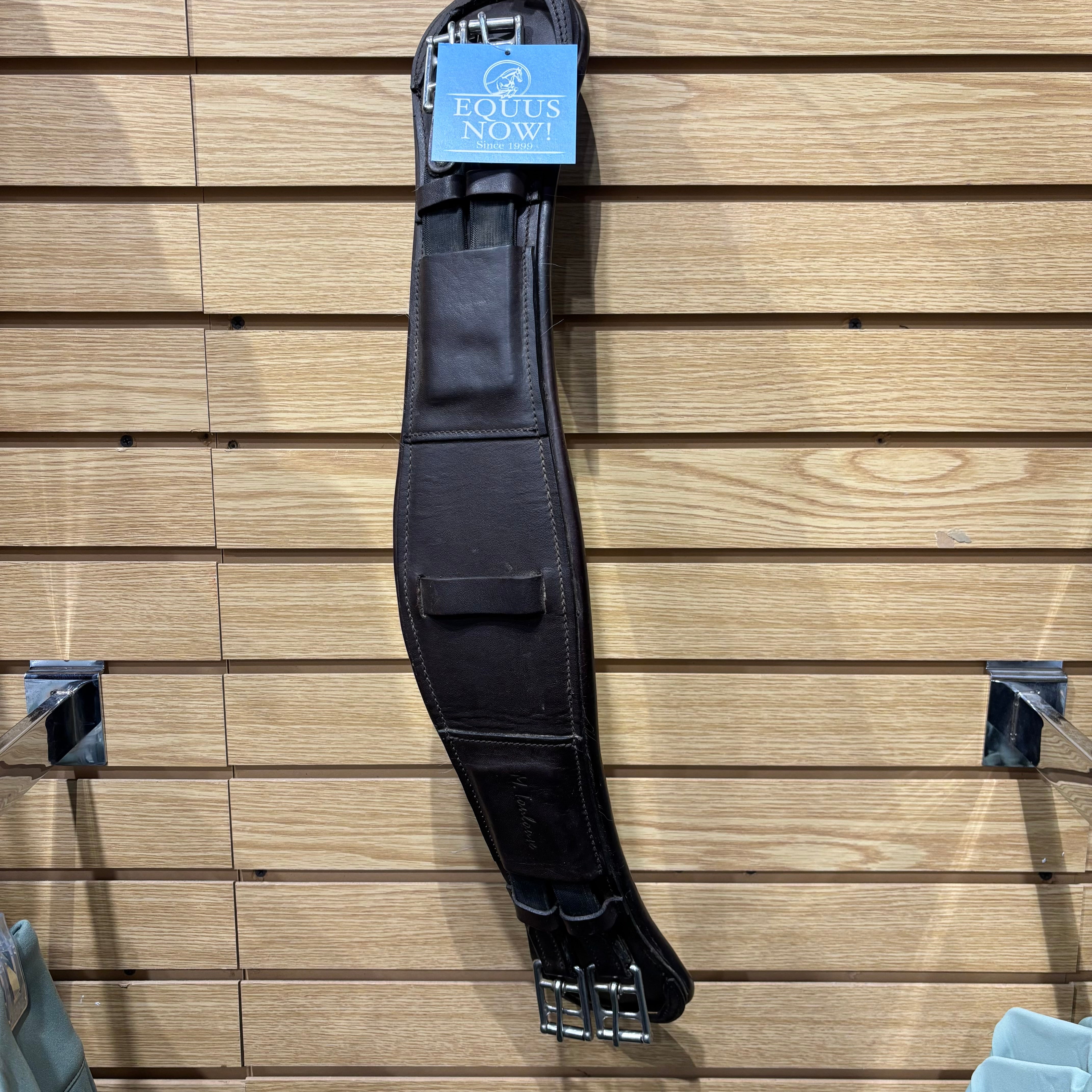 Used 24" Brown M Toulouse Dressage Girth