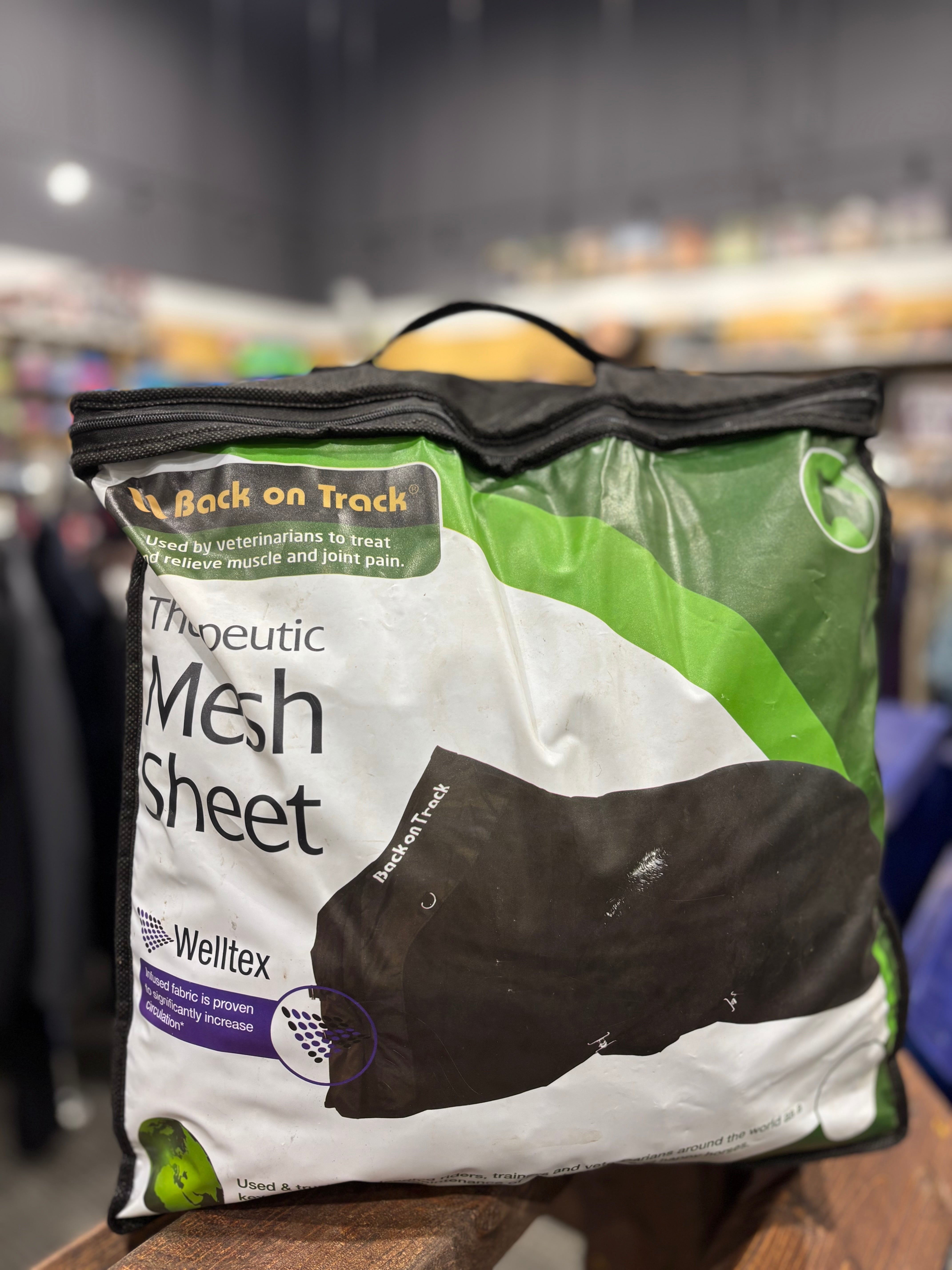 Used 87" Back on Track Mesh Sheet Black