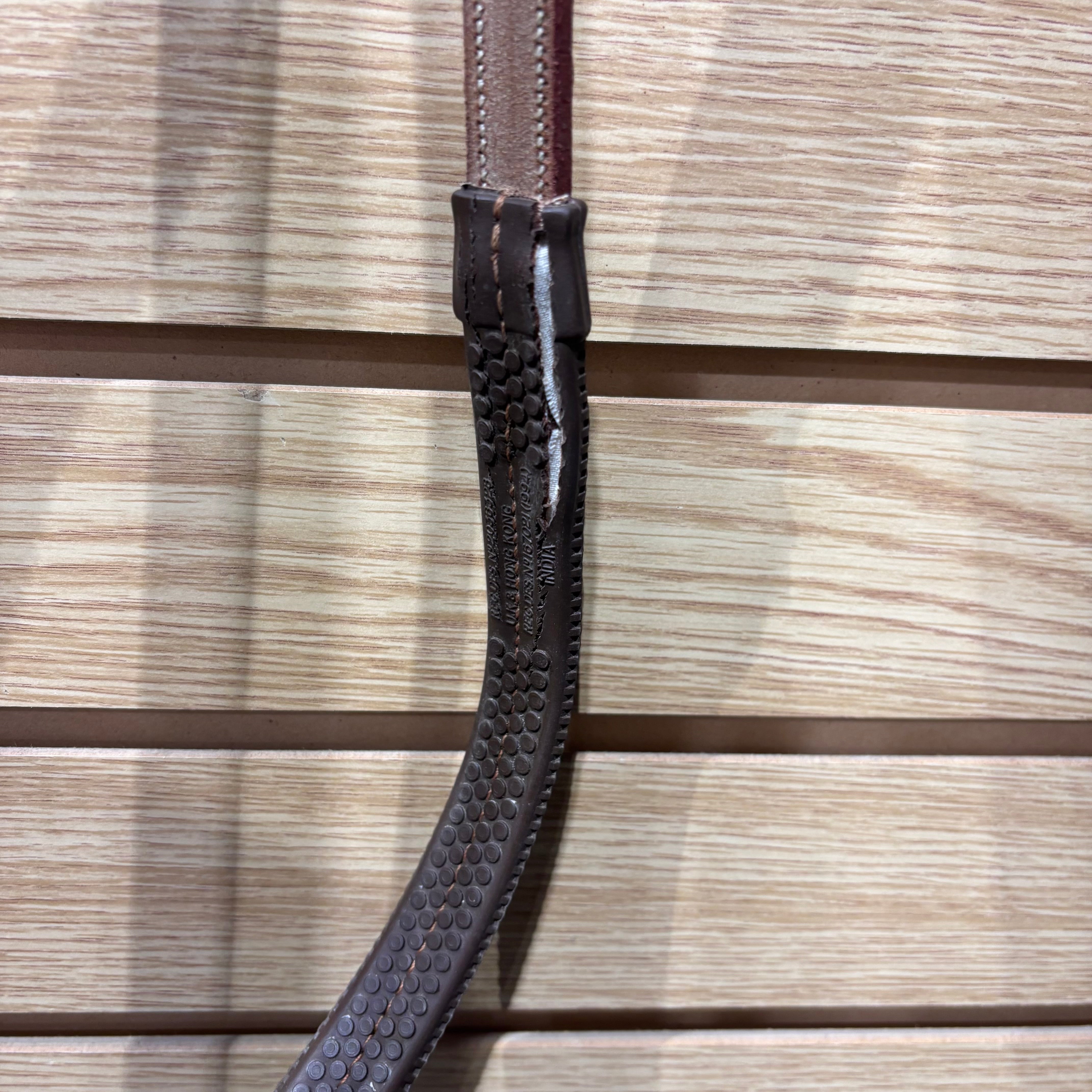 Used 56" Devoucoux Brown Rubber Reins
