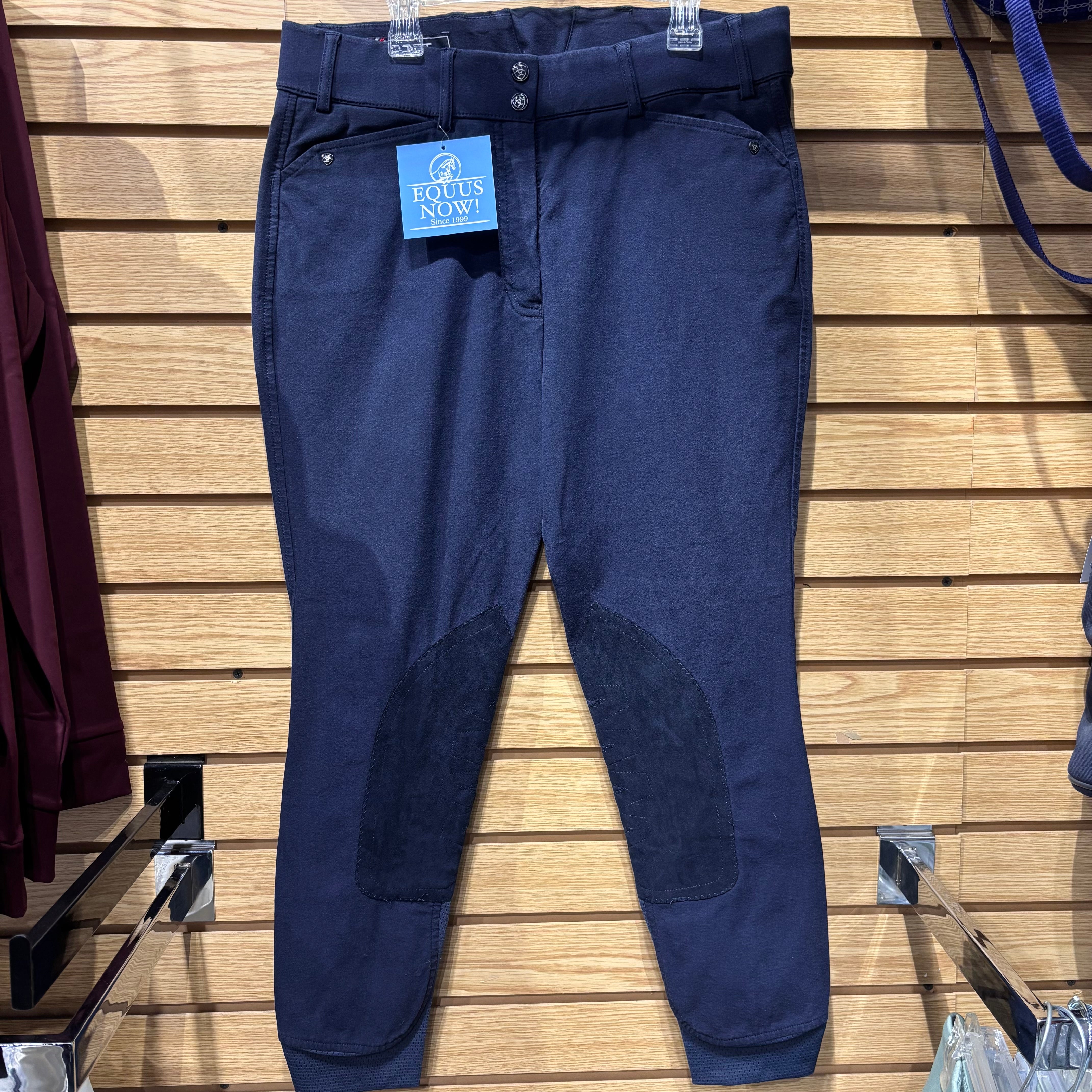 Used 32R Ariat Heritage Navy Breeches