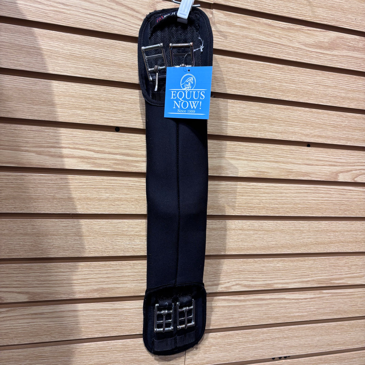 Used 20" Black EQUS Dressage Girth