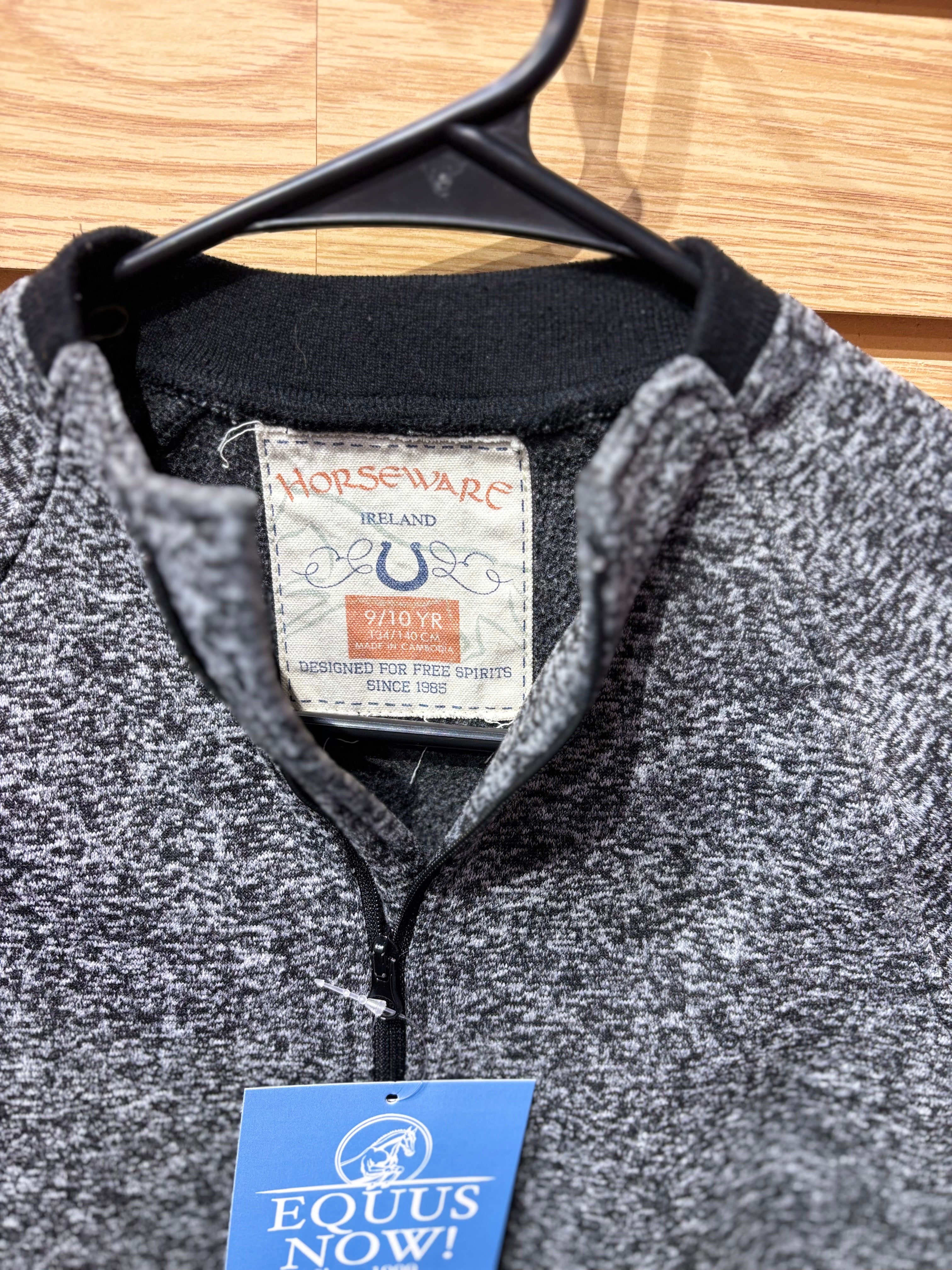 Used Youth 9/10 Grey Hoseware Ireland 1/4 Zip Fleece