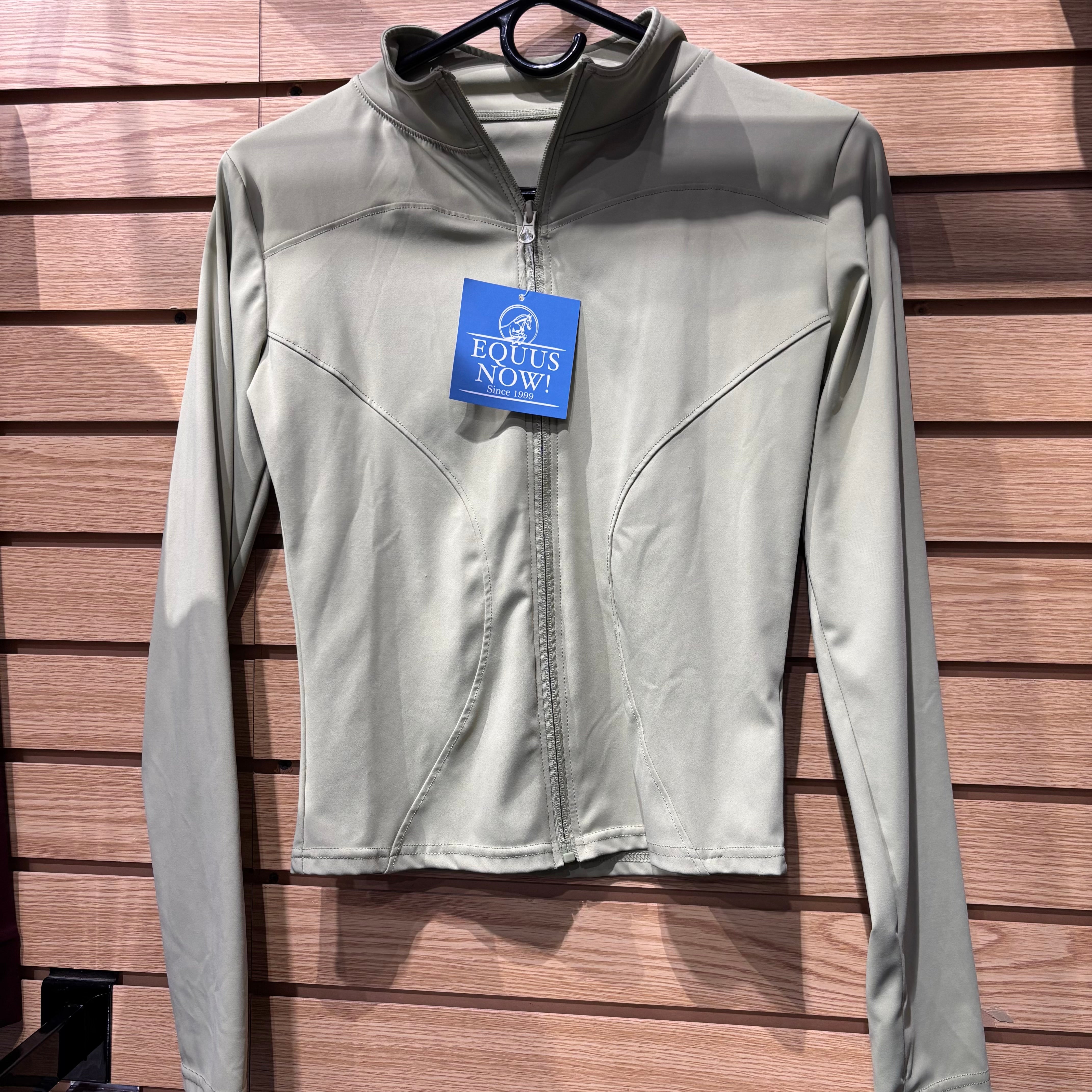 Used Small Green Zip Up Technical Jacket