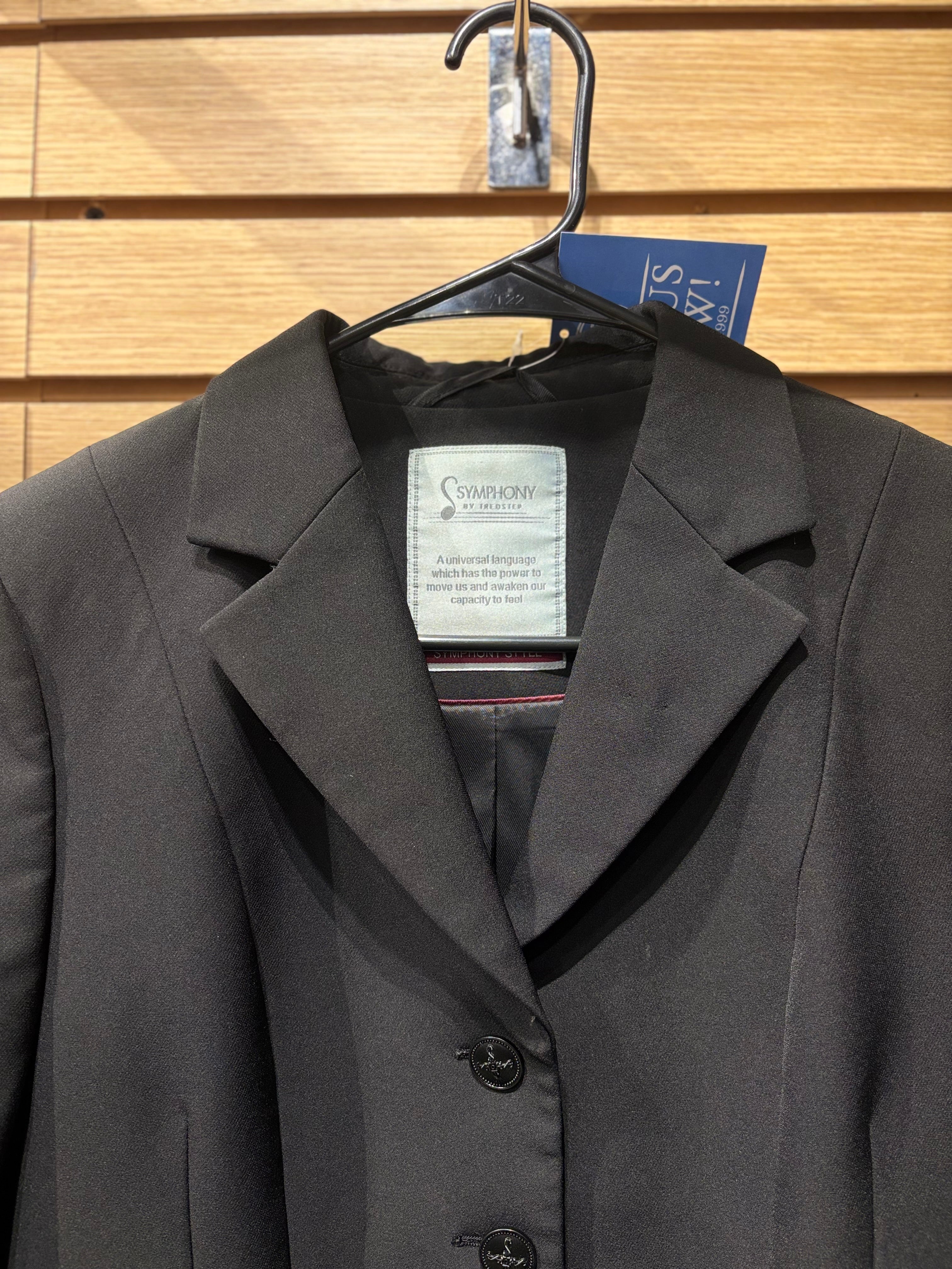 Used UK 8 Black Tredstep Symphony Hunt Coat