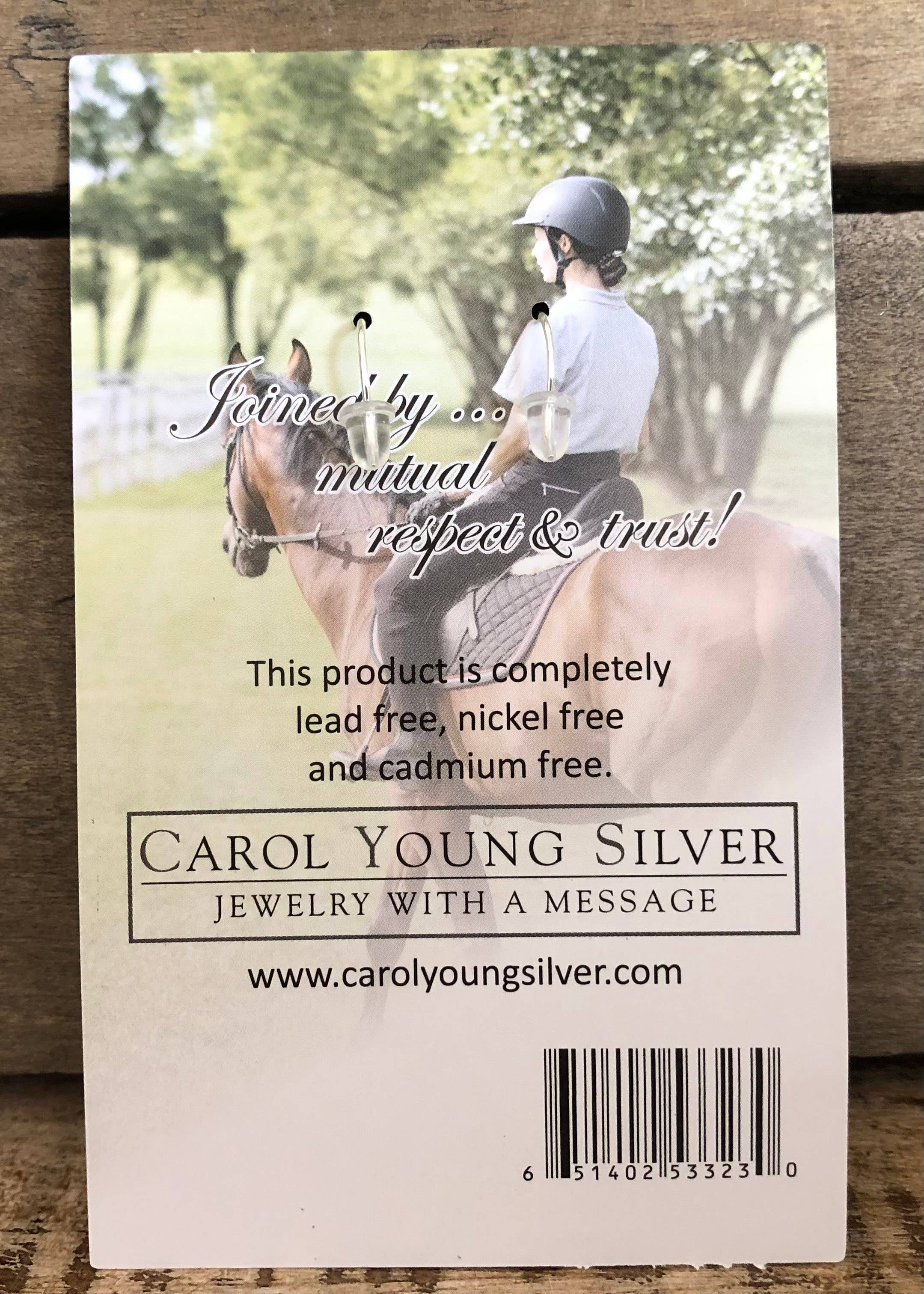 English Saddle Stirrup Earrings