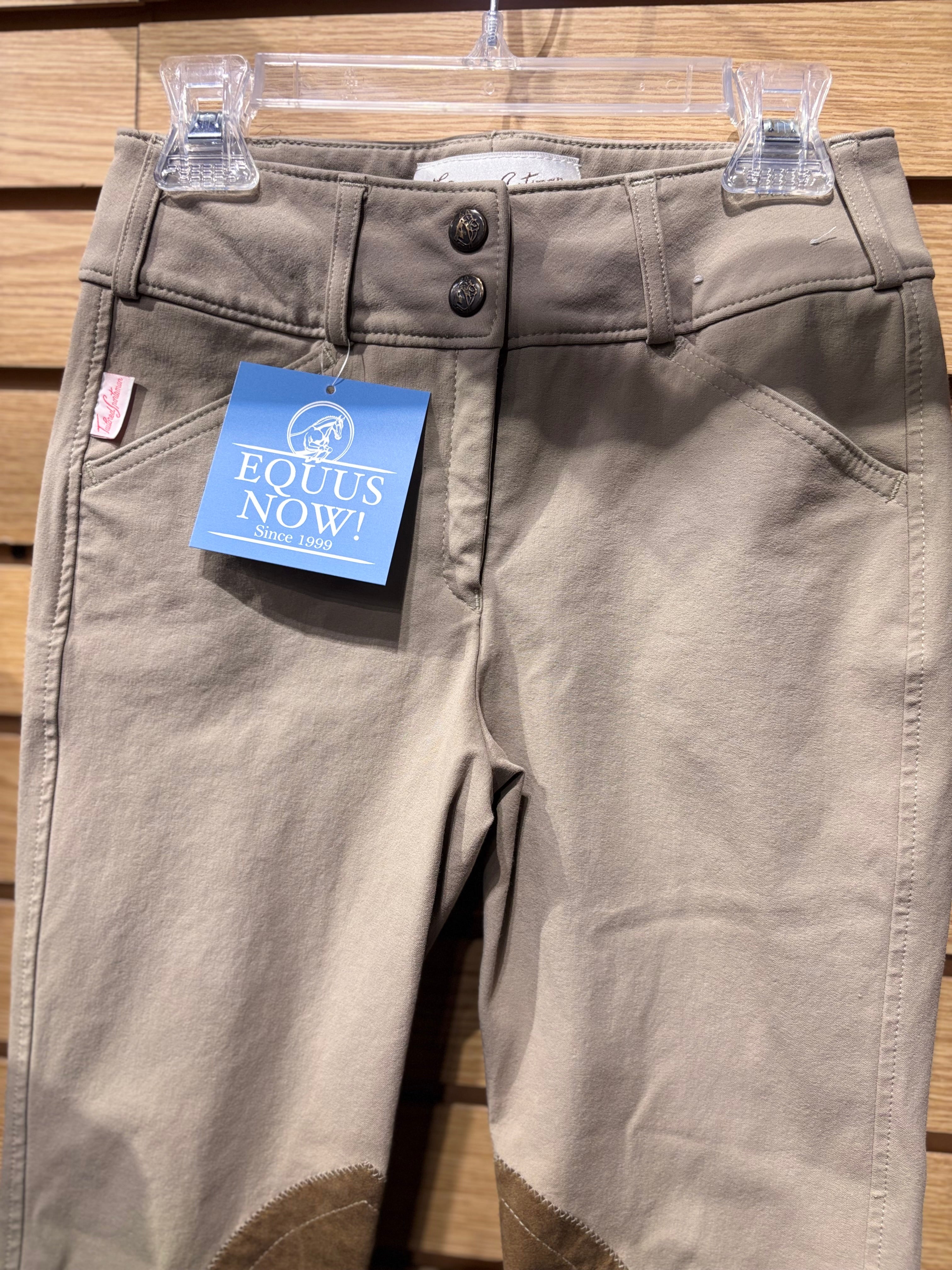 Used 22 Tan Tailored Sportsman Knee Patch Breeches